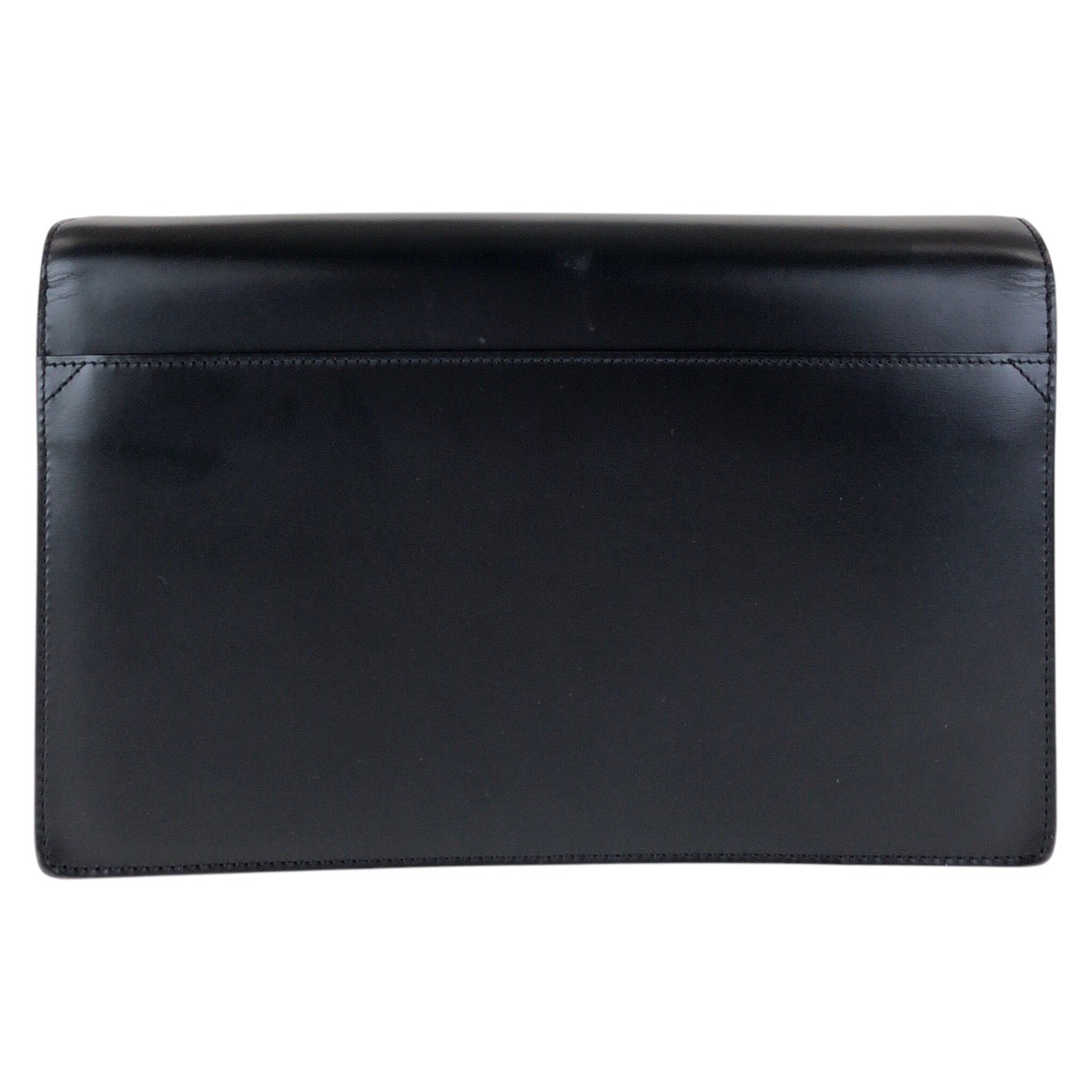 15321
Dunhill ダンヒル ブラック 黒 シルバー金具 レザー セカンドバッグ クラッチバッグ  メンズ