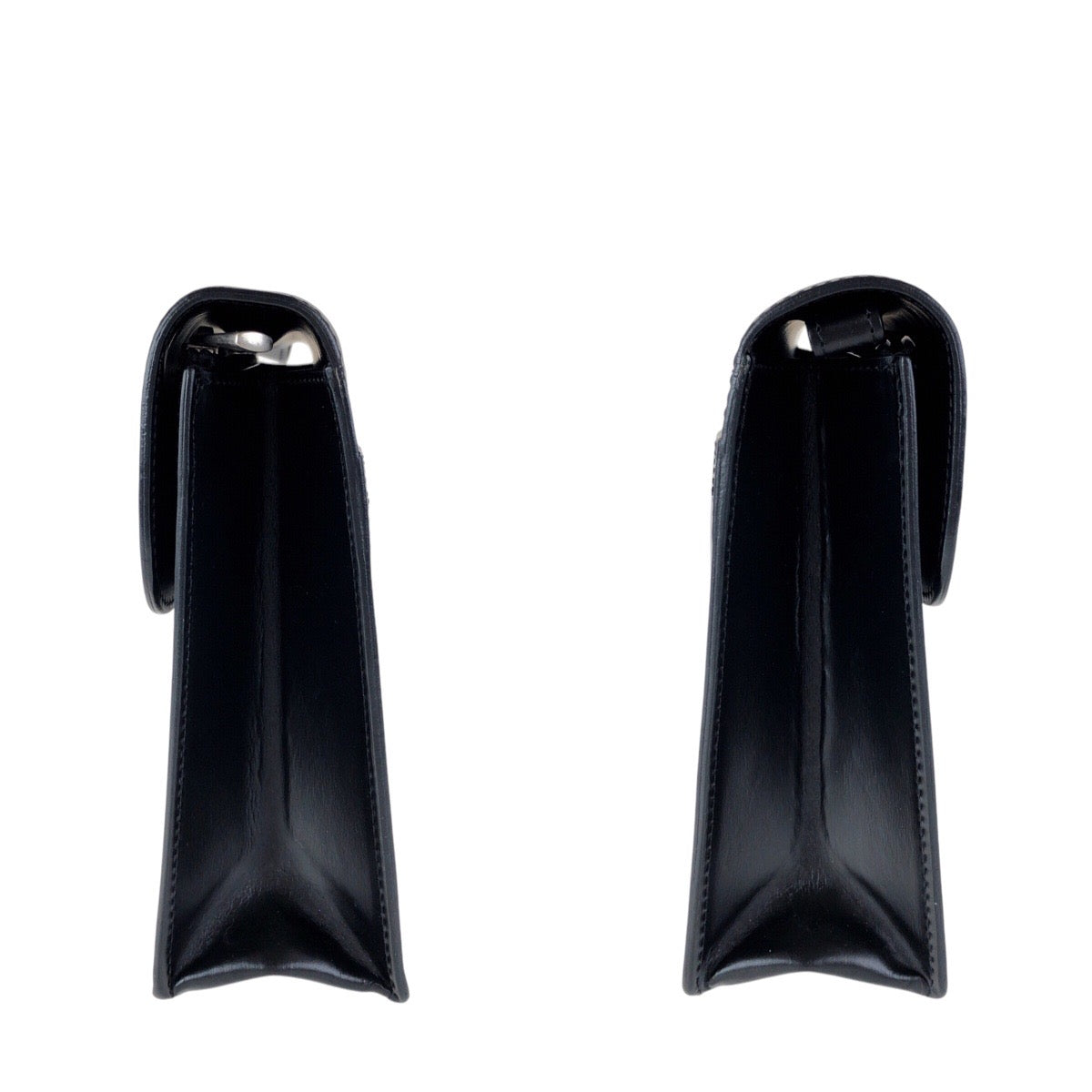 15321
Dunhill ダンヒル ブラック 黒 シルバー金具 レザー セカンドバッグ クラッチバッグ  メンズ