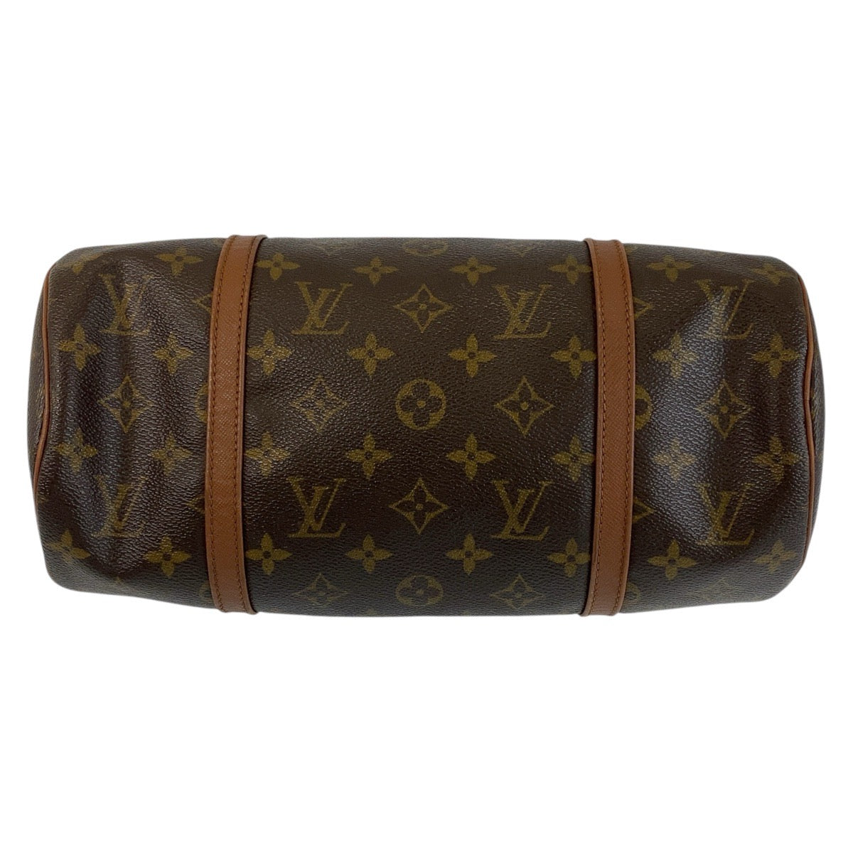 15322
LOUIS VUITTON ルイヴィトン モノグラム パピヨン30 ブラウン ゴールド金具 PVC / レザー M51365 ハンドバッグ  レディース