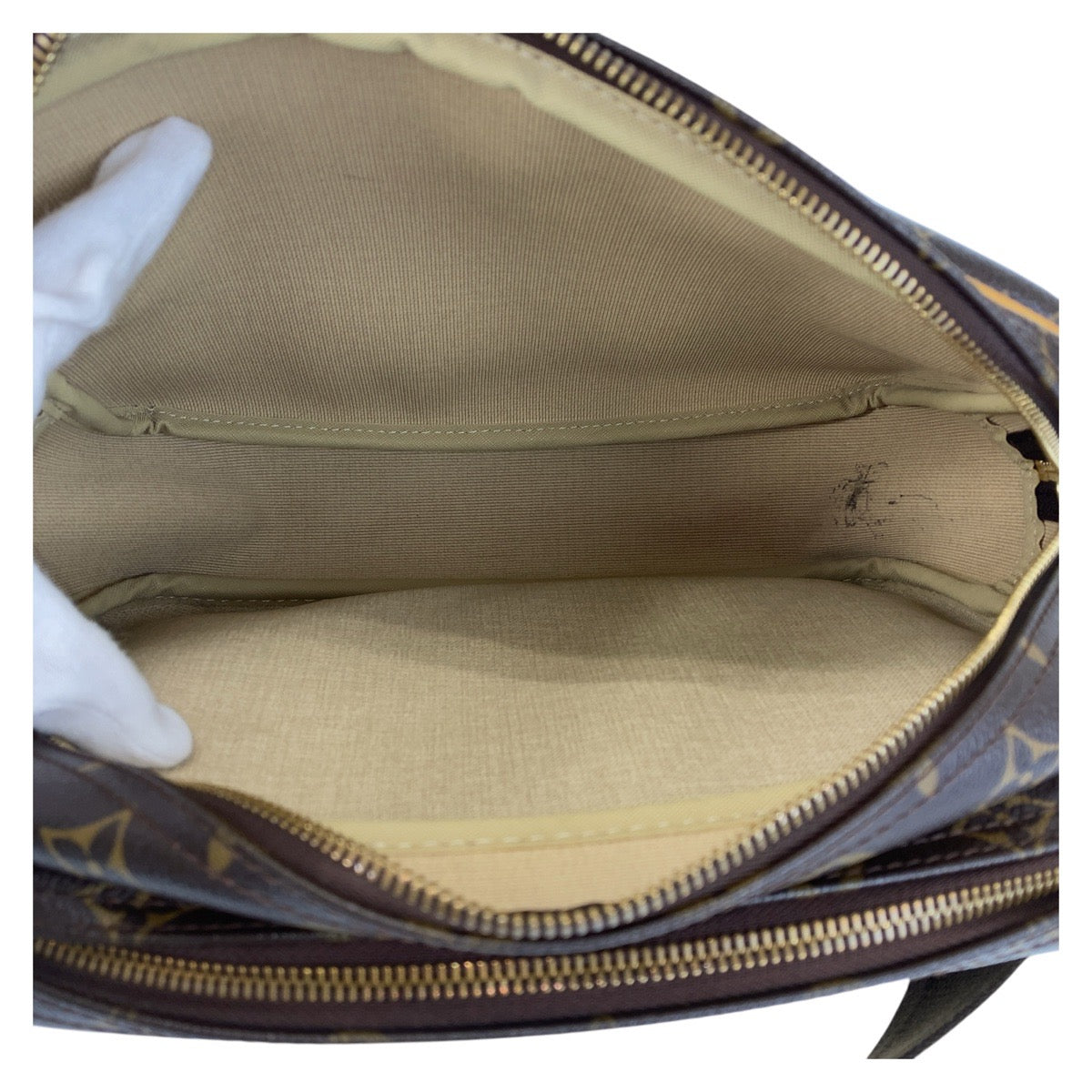 15324
LOUIS VUITTON ルイヴィトン モノグラム リポーターPM ブラウン ゴールド金具 PVC M45254 ショルダーバッグ メッセンジャーバッグ  レディース ABP46