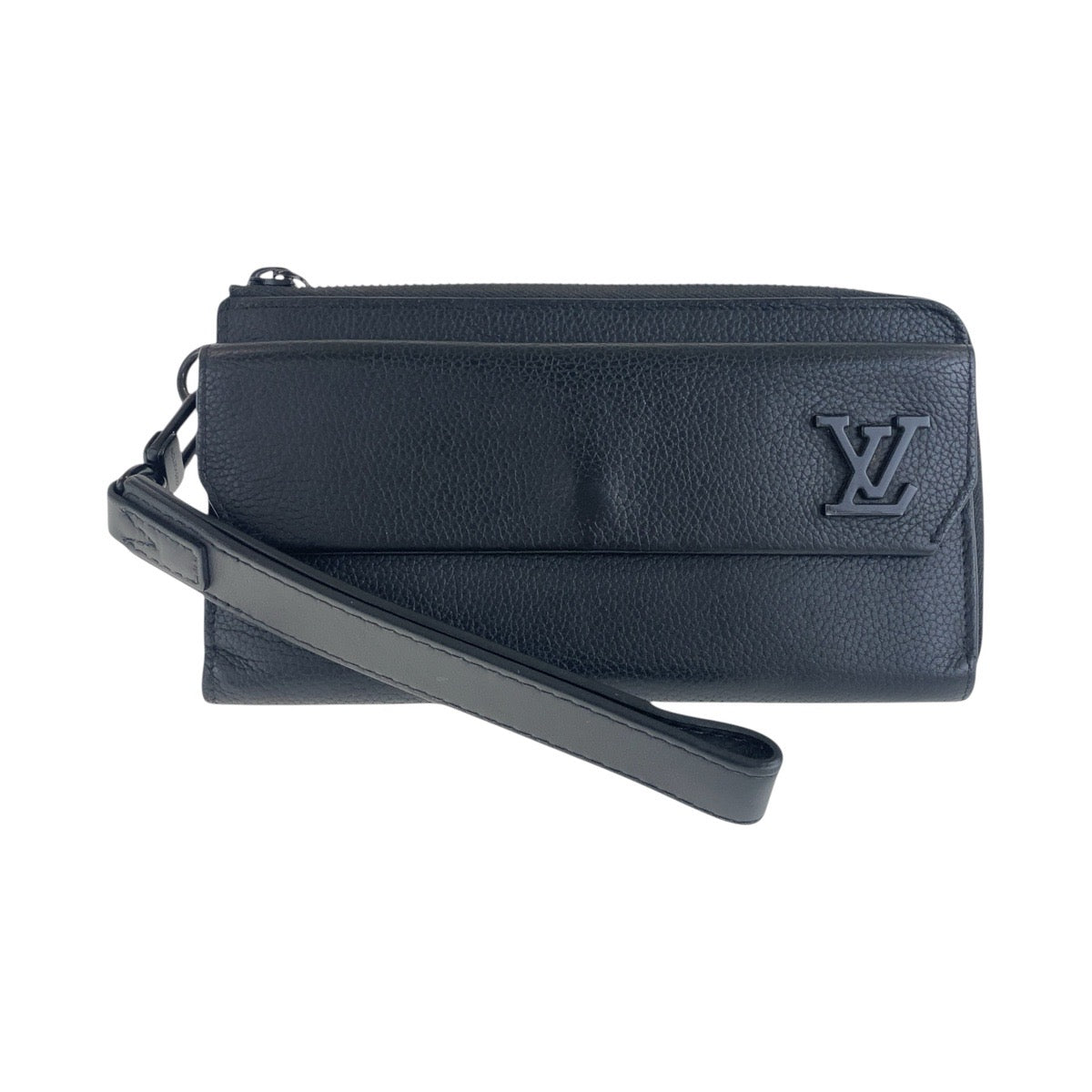 15334
LOUIS VUITTON ルイヴィトン アエログラム ジッピーウォレット ブラック 黒 レザー M69831 長財布 ロングウォレット  メンズ