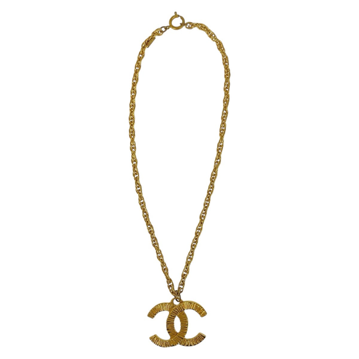 15341
CHANEL シャネル ココマーク ゴールド メッキ ネックレス  レディース