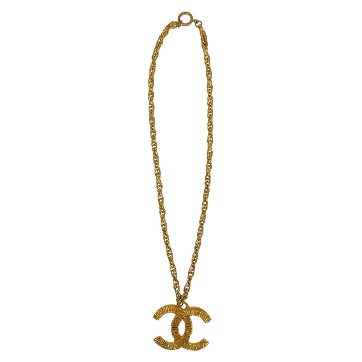 15341
CHANEL シャネル ココマーク ゴールド メッキ ネックレス  レディース