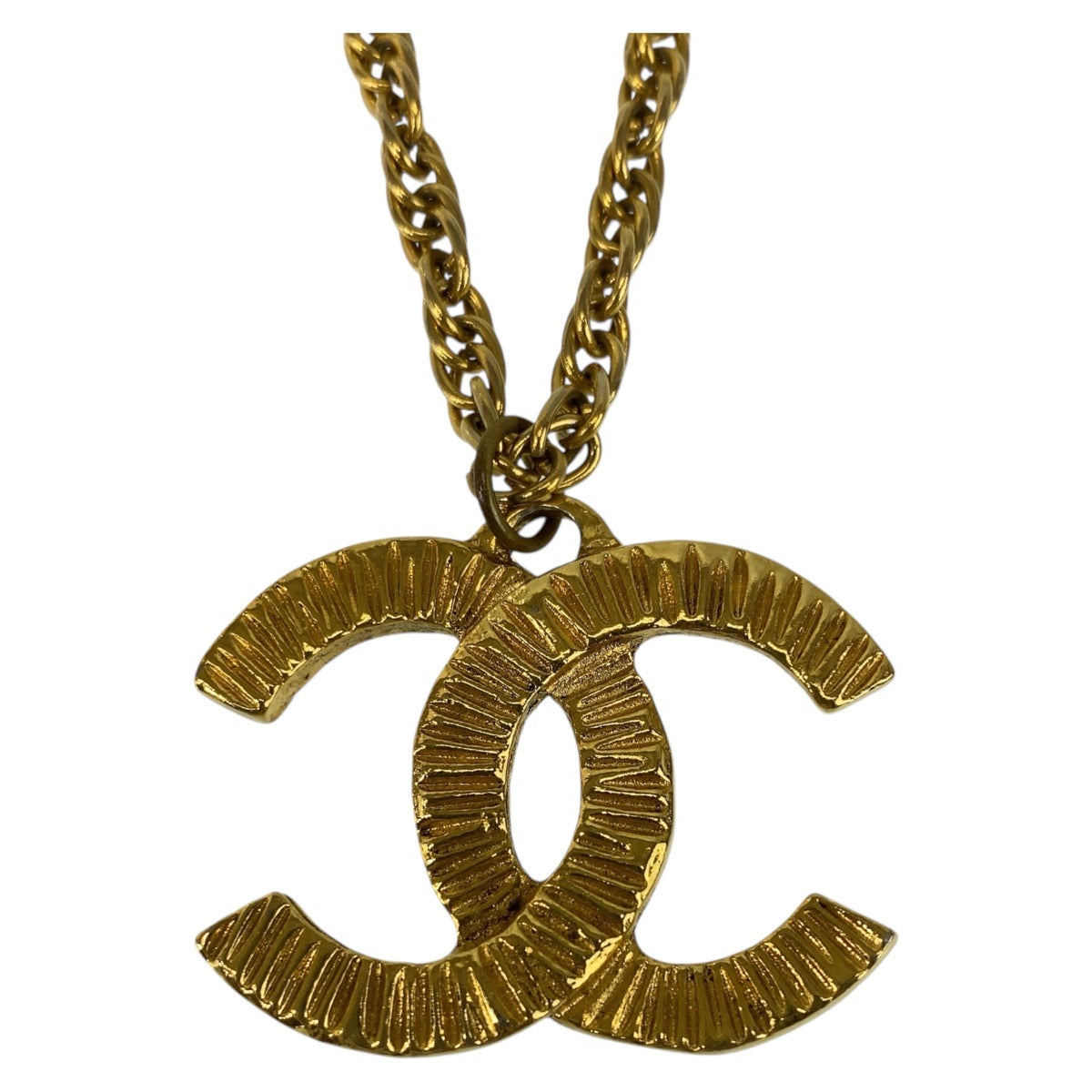 15341
CHANEL シャネル ココマーク ゴールド メッキ ネックレス  レディース