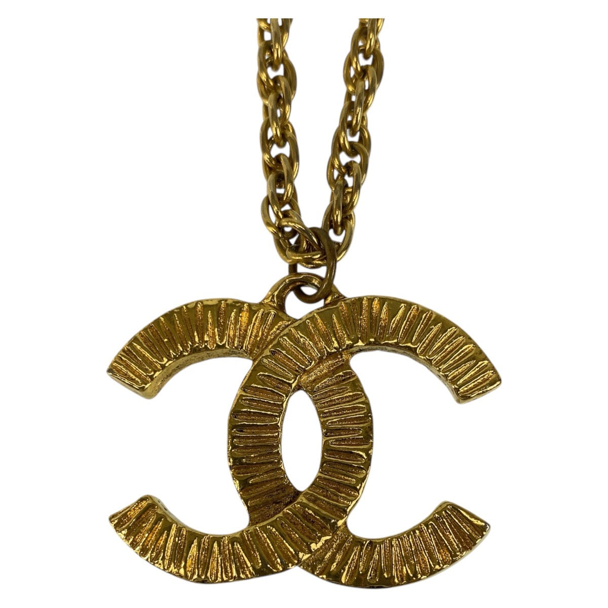 15341
CHANEL シャネル ココマーク ゴールド メッキ ネックレス  レディース