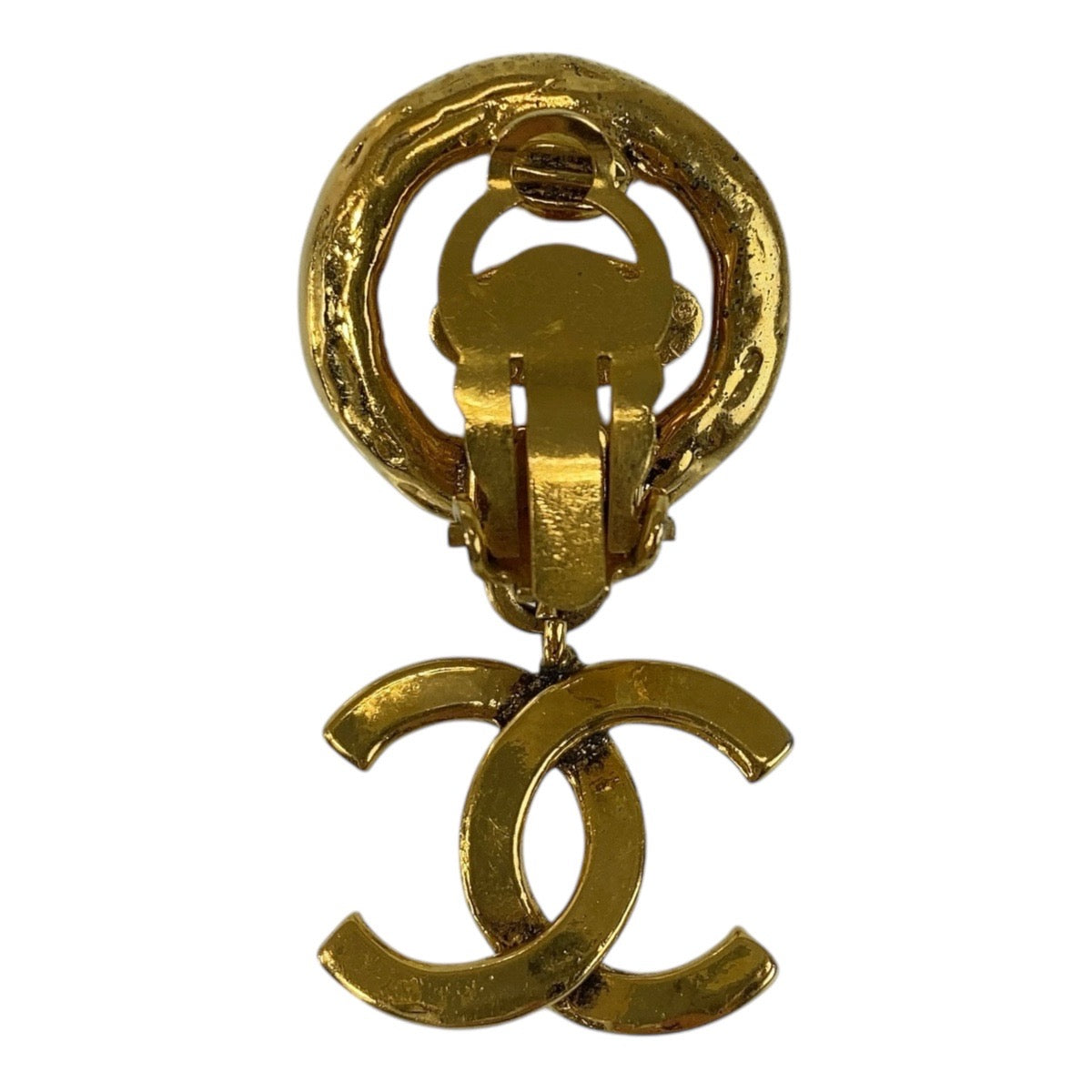 15342
CHANEL シャネル ココマーク 片方のみ ゴールド メッキ / フェイクパール イヤリング  レディース