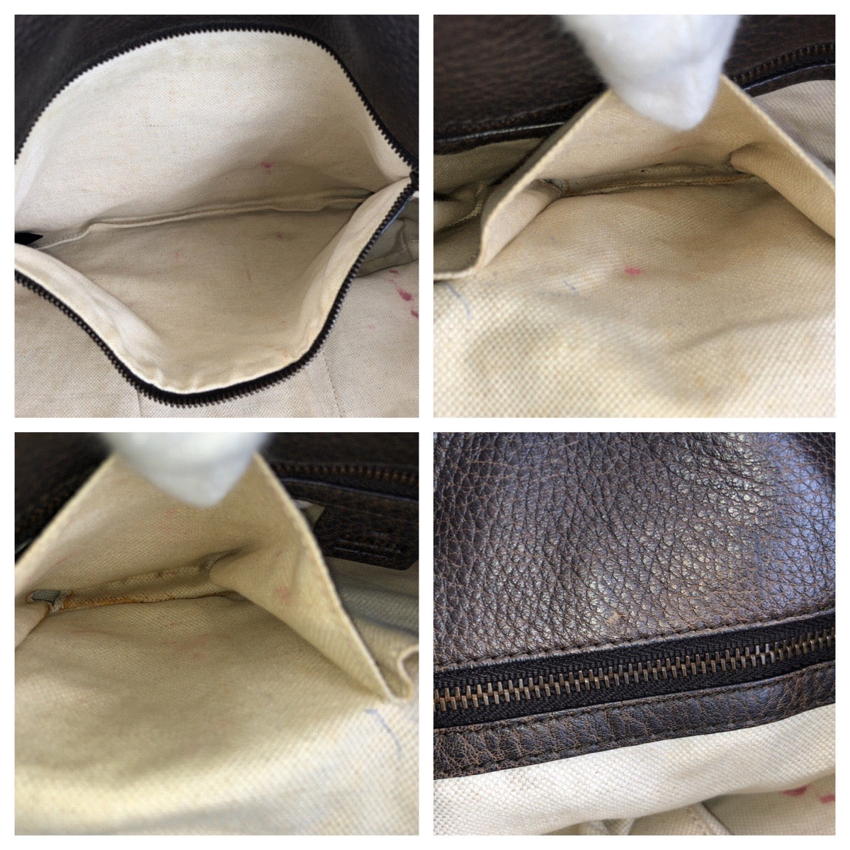 15362
GUCCI グッチ バンブー ベージュ ブラウン ゴールド金具 GGキャンバス / レザー 353125 トートバッグ ショルダーバッグ  レディース