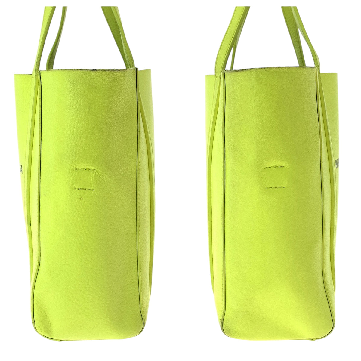 15373
BALENCIAGA バレンシアガ エブリデイ XXS イエロー ブラック シルバー金具 レザー 551815 ジョルダーバッグ トートバッグ 2way  レディース