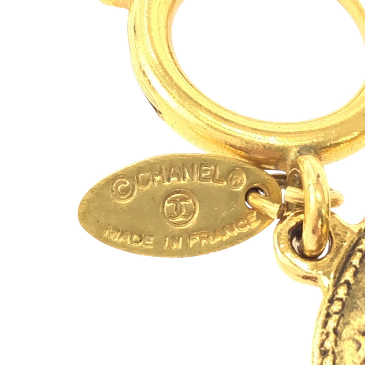 15377
CHANEL シャネル ヴィンテージ 1990 カンボン ココマーク ゴールド メッキ ブレスレット  レディース