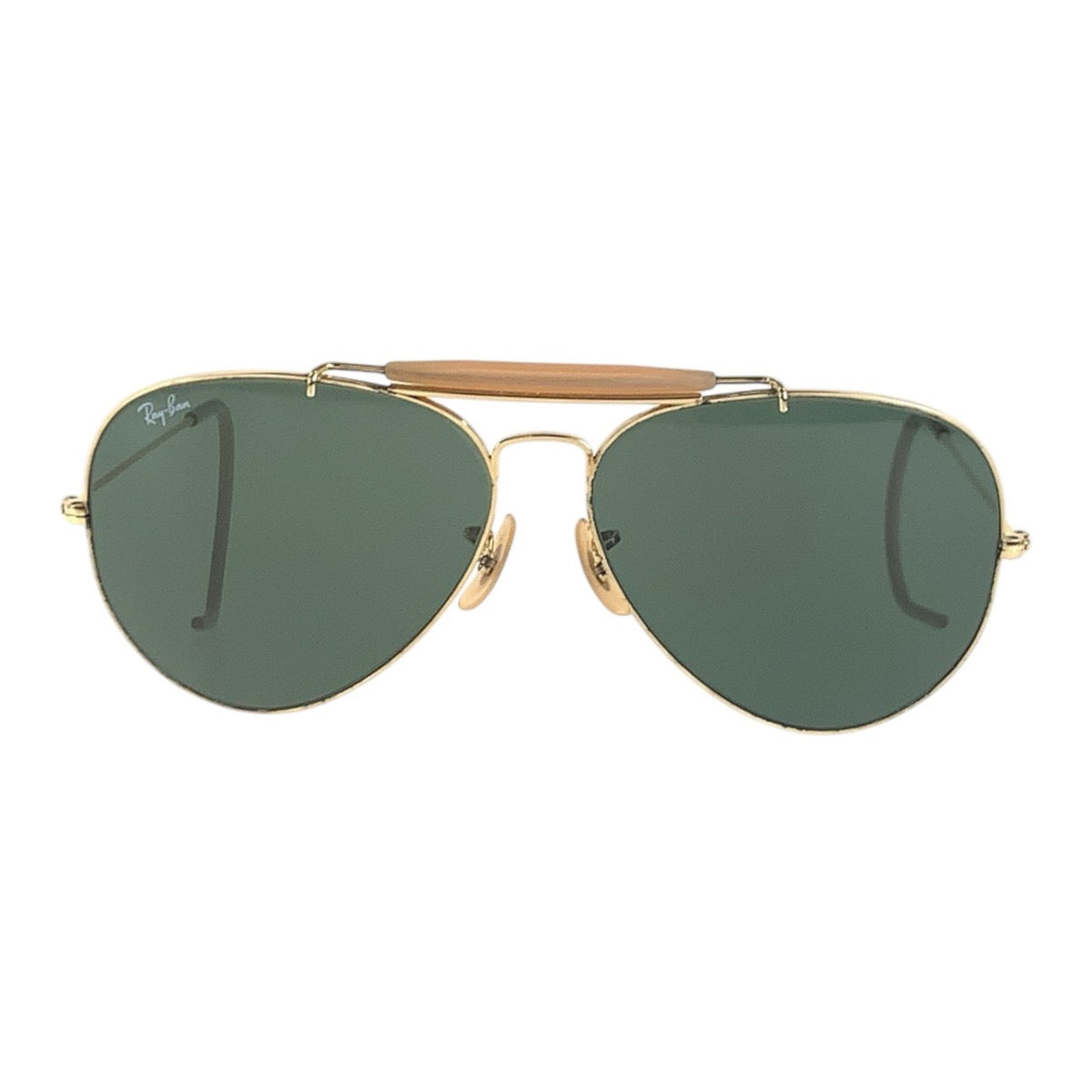 15390
Ray-Ban レイバン ヴィンテージ B&L RAY-BAN U.S.A カーキ オリーブ ゴールド金具 ガラス / メタル 62□14 サングラス ティアドロップ  メンズ