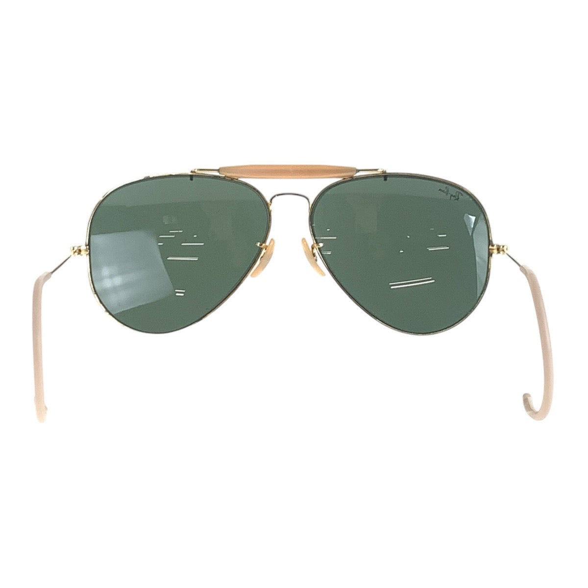 15390
Ray-Ban レイバン ヴィンテージ B&L RAY-BAN U.S.A カーキ オリーブ ゴールド金具 ガラス / メタル 62□14 サングラス ティアドロップ  メンズ