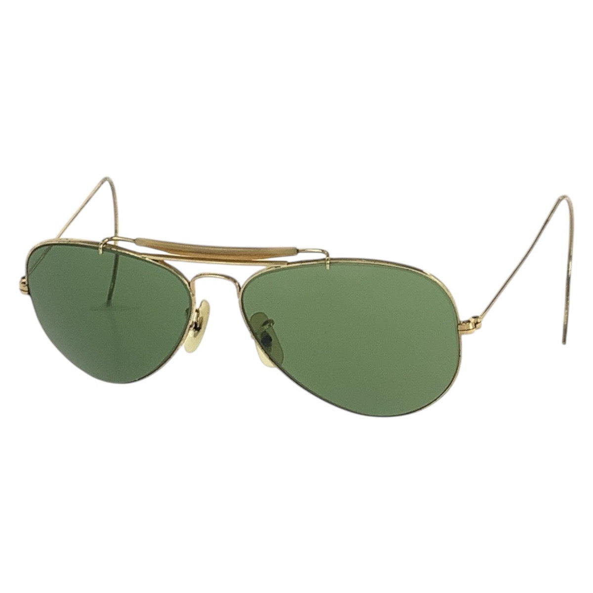 15391
Ray-Ban レイバン ヴィンテージ ボシュロム アビエーター ゴールド メタル サングラス 男女兼用 ティアドロップ  メンズ