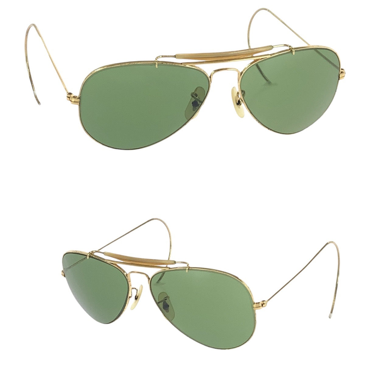 15391
Ray-Ban レイバン ヴィンテージ ボシュロム アビエーター ゴールド メタル サングラス 男女兼用 ティアドロップ  メンズ