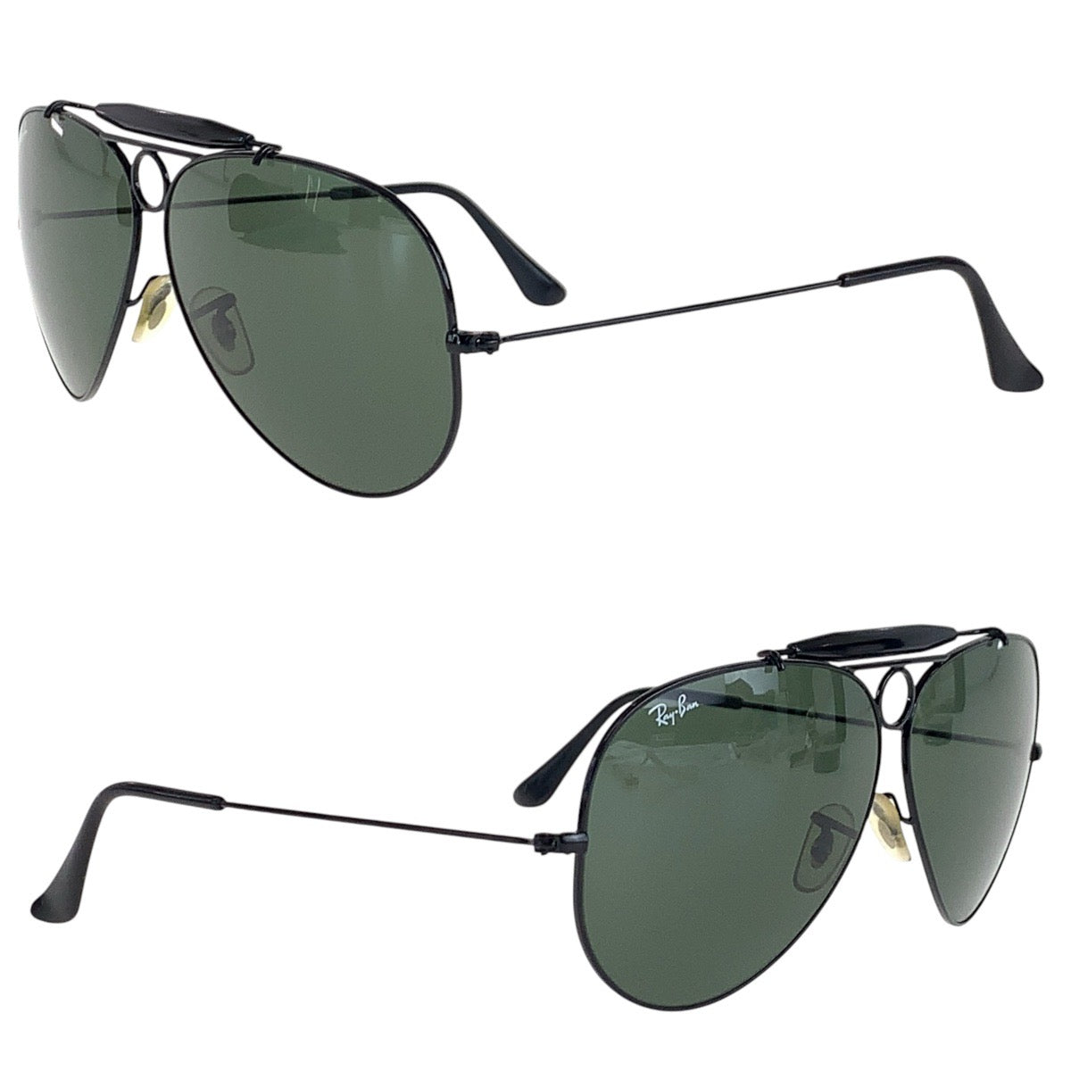 15392
Ray-Ban レイバン カーキ オリーブ ブラック ガラス / メタル RB3138 SHOOTER 002 62□09 3N サングラス ティアドロップ  メンズ