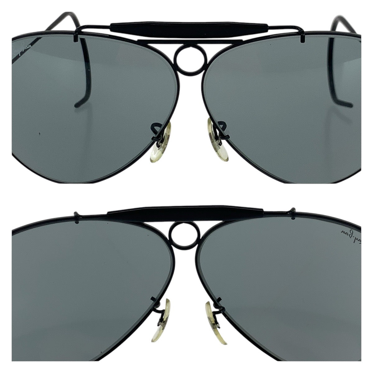 15393
Ray-Ban レイバン ヴィンテージ ボシュロム アビエーター ブラック 黒 メタル サングラス ティアドロップ  メンズ