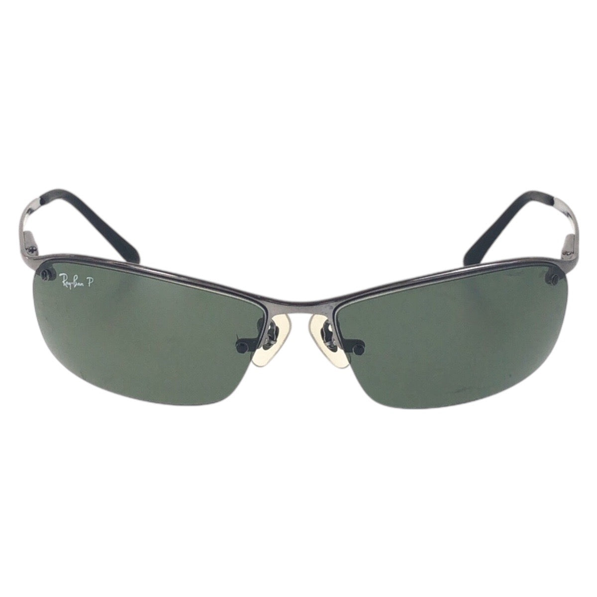 15394
Ray-Ban レイバン シルバー ブラック メタル RB3183 004/9A 63◻︎15 125 3P サングラス スクエア  メンズ