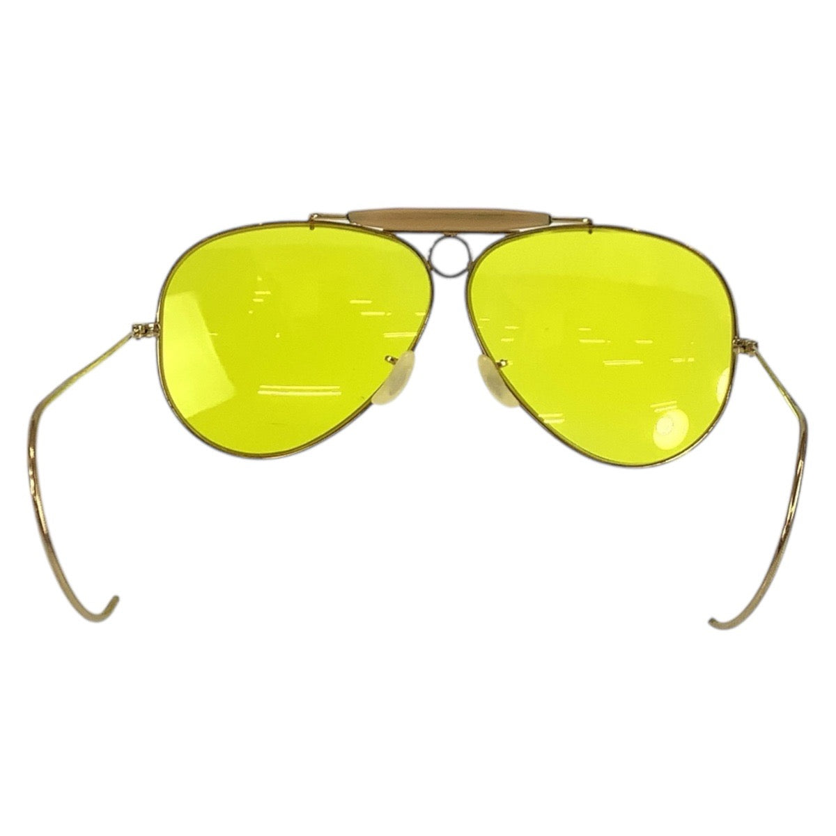 15397
Ray-Ban レイバン ヴィンテージ ボシュロム アビエーター ゴールド イエロー メタル サングラス 男女兼用 ティアドロップ  メンズ