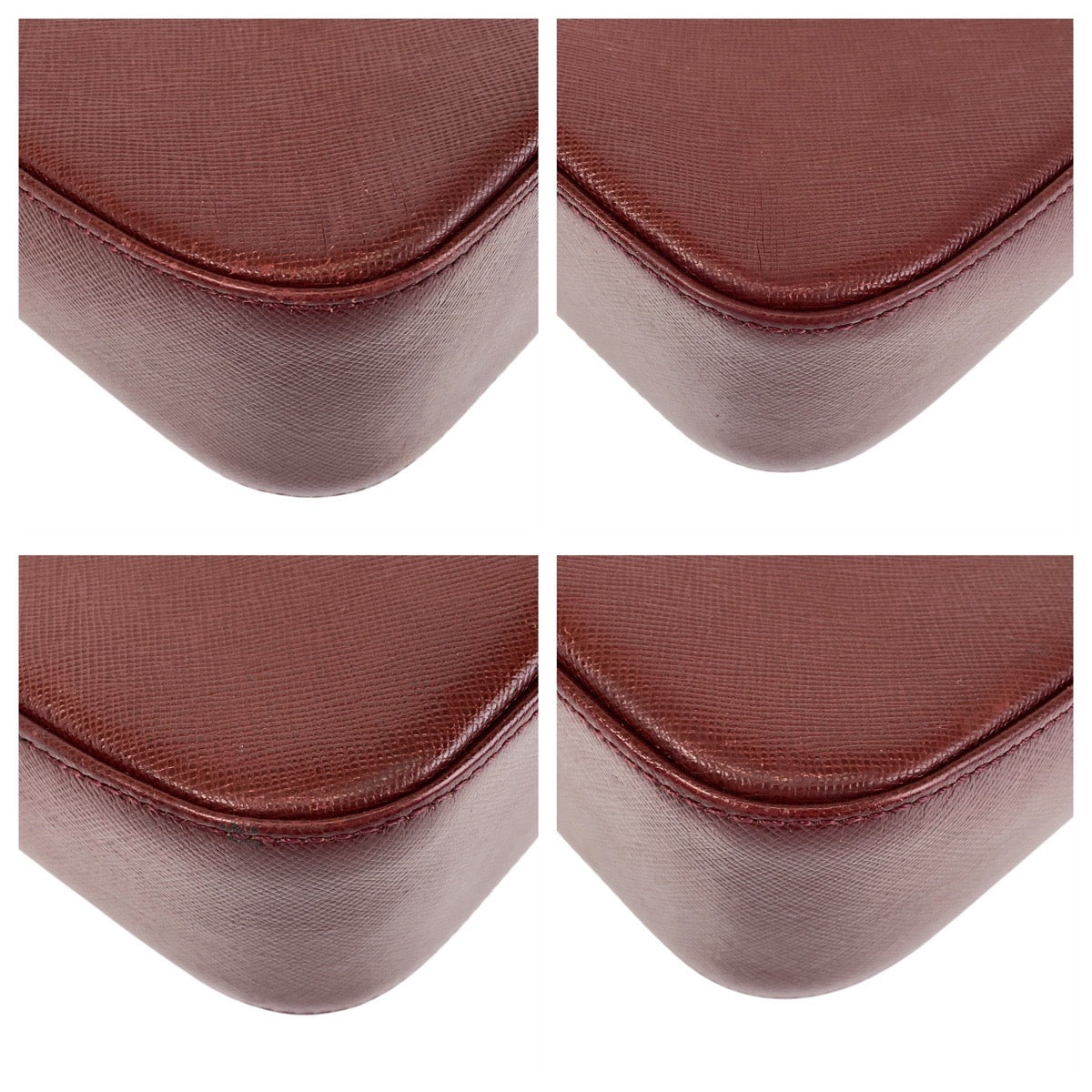 15402
BURBERRY バーバリー チェック柄 ボールド ゴールド金具 レザー ショルダーバッグ  レディース