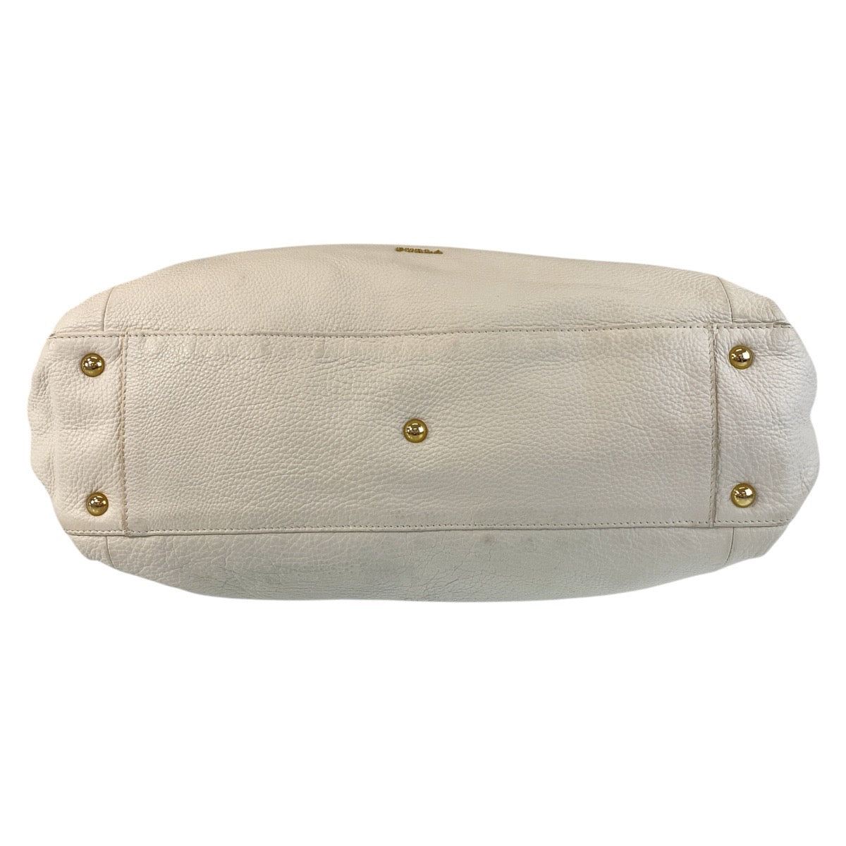 15403
Furla フルラ リズ ホワイト ブラウン ゴールド金具 レザー ショルダーバッグ  レディース