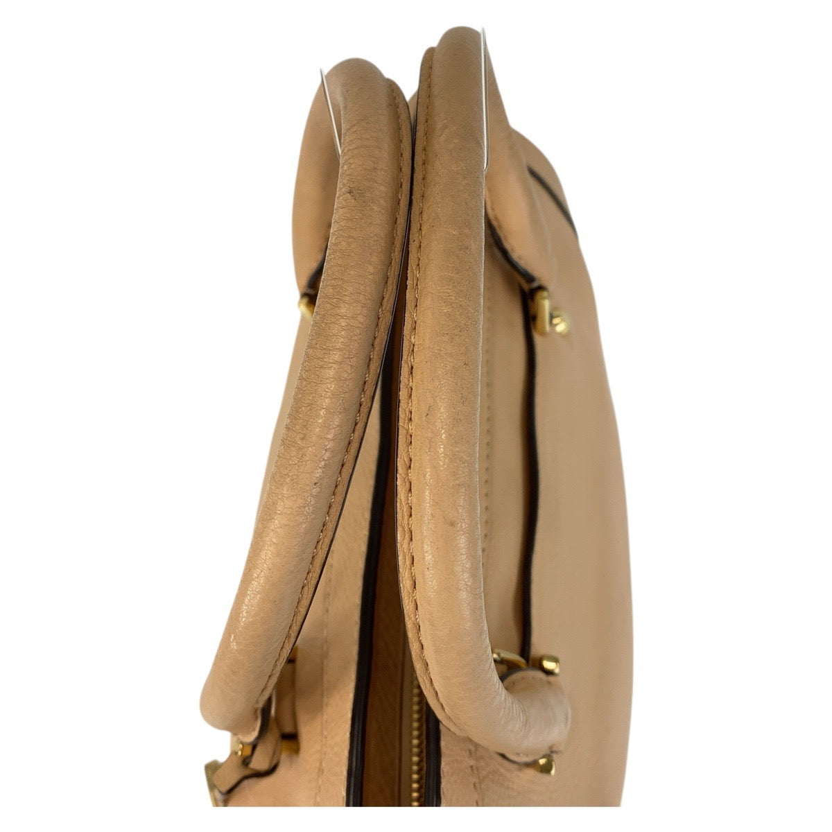 15404
Michael Kors マイケルコース ベージュ ゴールド金具 レザー ハンドバッグ ショルダーバッグ 2way  レディース