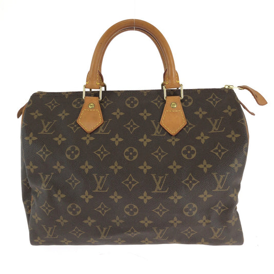 15405
LOUIS VUITTON ルイヴィトン モノグラム スピーディー30 ブラウン ゴールド金具 PVC M41526 ボストンバッグ ハンドバッグ  レディース