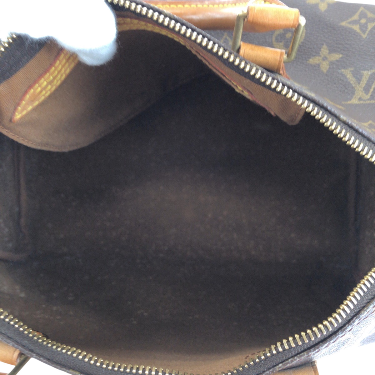 15405
LOUIS VUITTON ルイヴィトン モノグラム スピーディー30 ブラウン ゴールド金具 PVC M41526 ボストンバッグ ハンドバッグ  レディース