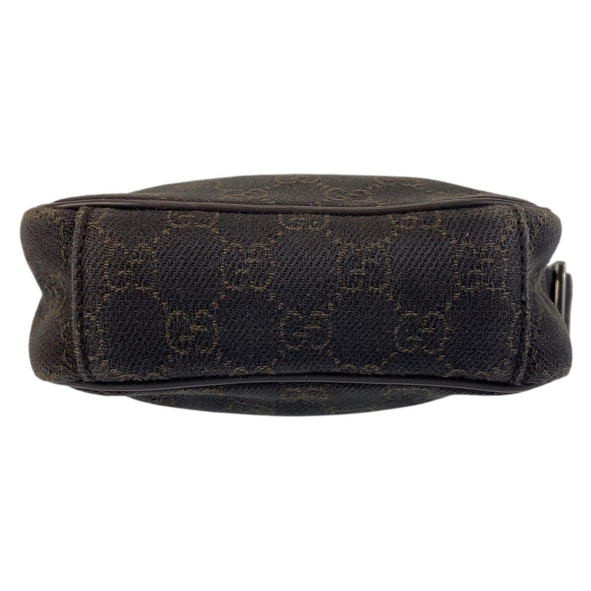 15424
GUCCI グッチ ブラウン シルバー金具 GGキャンバス / レザー 101680 ショルダーバッグ ポシェット  レディース