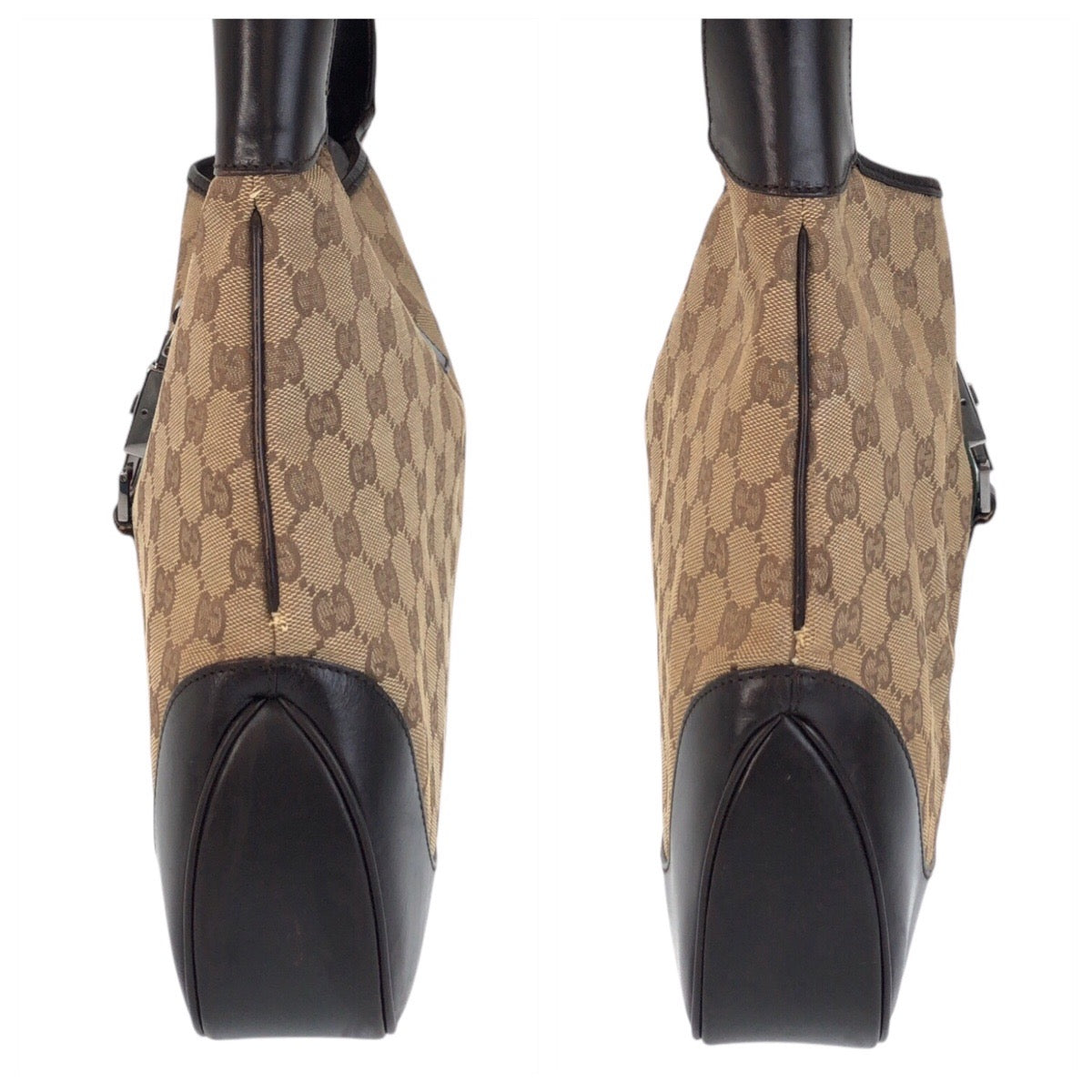 15425
GUCCI グッチ シェリーライン ジャッキー ベージュ ブラウン GGキャンバス / レザー 001 3346 ショルダーバッグ  レディース