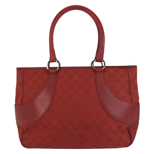 15427
GUCCI グッチ レッド GGキャンバス / レザー 113011 トートバッグ ショルダーバッグ  レディース AB19