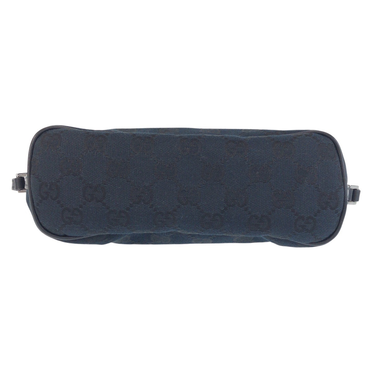 15433
GUCCI グッチ ネイビー グラック 黒 GGキャンバス / レザー 039 1103 ハンドバッグ アクセサリーポーチ  レディース