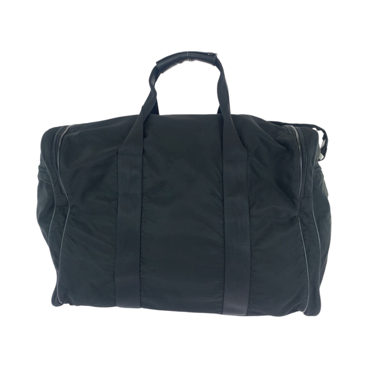 15435
PRADA プラダ テスート 三角ロゴプレート 男女兼用 ブラック 黒 シルバー金具 ナイロン V172 ボストンバッグ ショルダーバッグ 2way  レディース