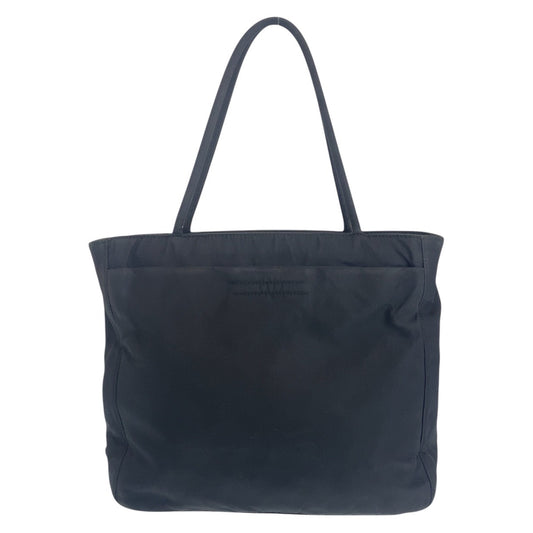 15436
PRADA プラダ テスート 三角ロゴプレート ブラック 黒 シルバー金具 ナイロン トートバッグ ハンドバッグ  レディース AB21