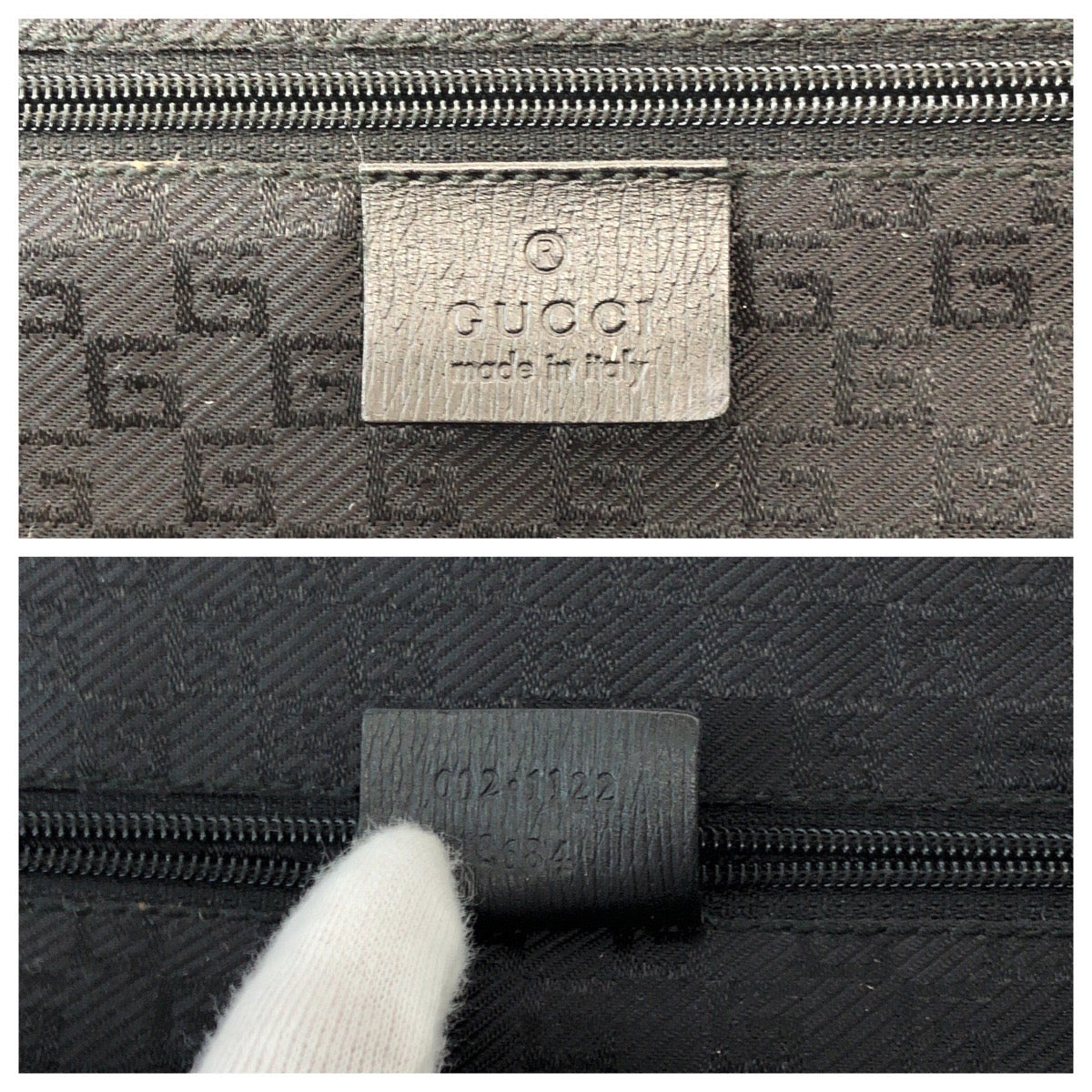 15438
GUCCI グッチ ブラック シルバー金具 レザー 002 1122 ハンドバッグ ショルダーバッグ  レディース ABP18