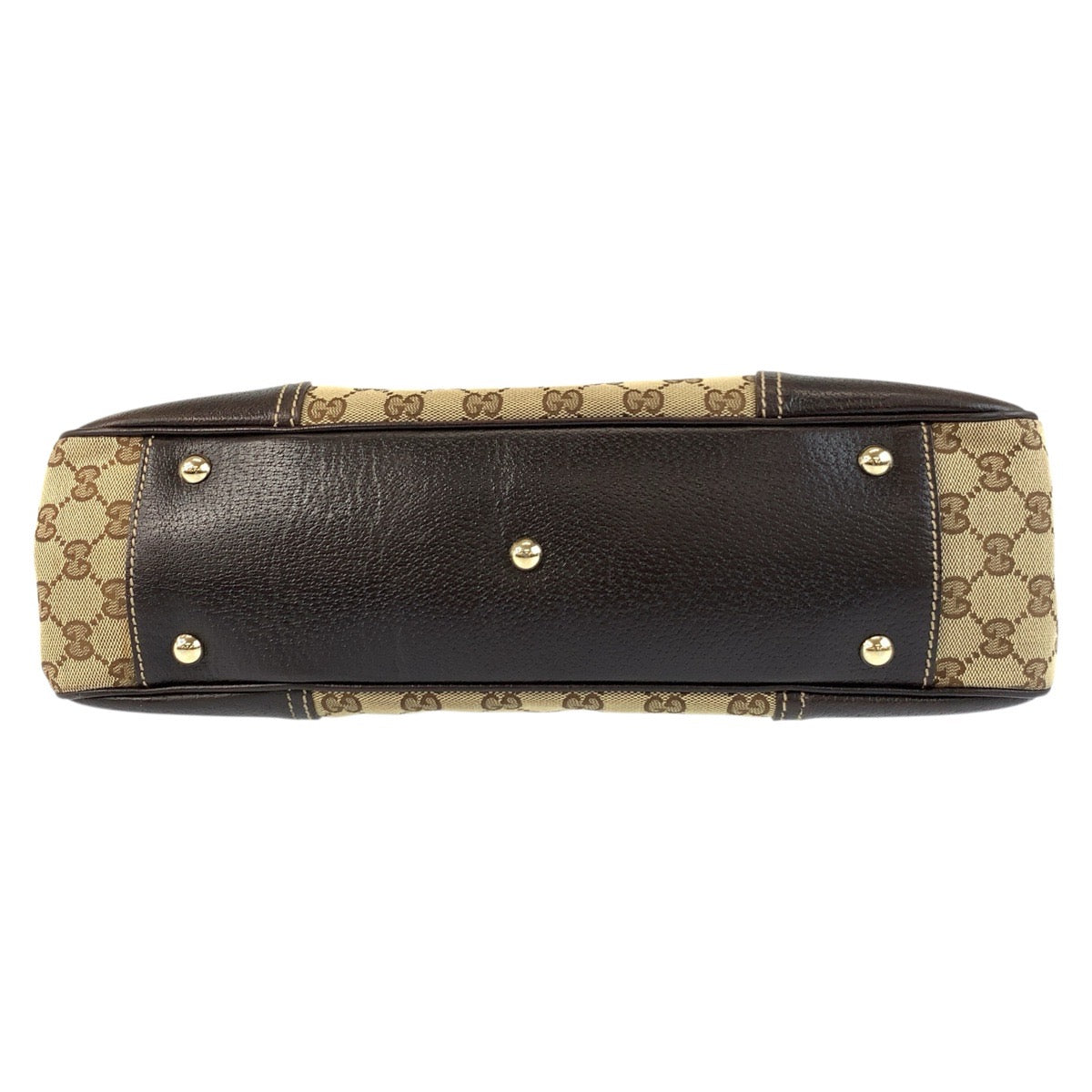 18149
GUCCI グッチ プリンシー シェリーライン ベージュ ブラウン ゴールド金具 GGキャンバス / レザー 163805 トートバッグ ショルダーバッグ  レディース ABP50