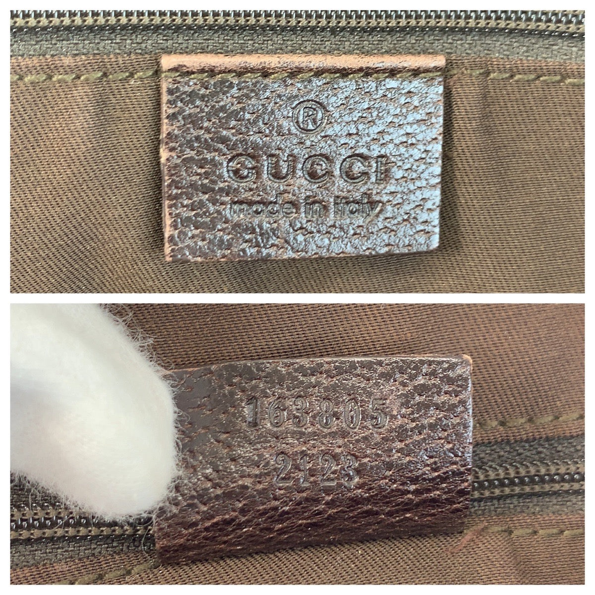 18149
GUCCI グッチ プリンシー シェリーライン ベージュ ブラウン ゴールド金具 GGキャンバス / レザー 163805 トートバッグ ショルダーバッグ  レディース ABP50