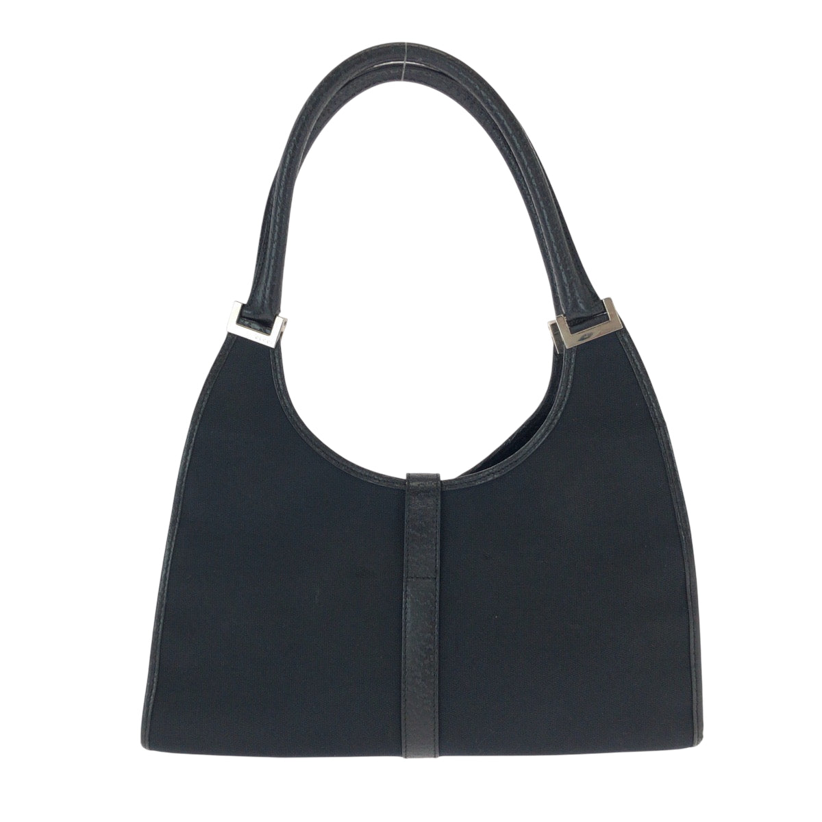 15441
GUCCI グッチ ジャッキー ブラック 黒 シルバー金具 GGキャンバス 002 1067 ホーボー ワンショルダーバッグ 肩掛け  レディース