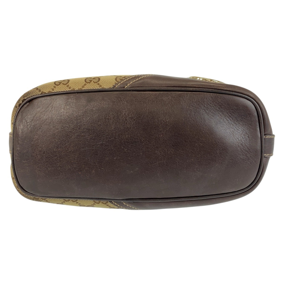 15445
GUCCI グッチ インターロッキング ベージュ ブラウン ゴールド金具 GGキャンバス / レザー 182491 ショルダーバッグ  レディース