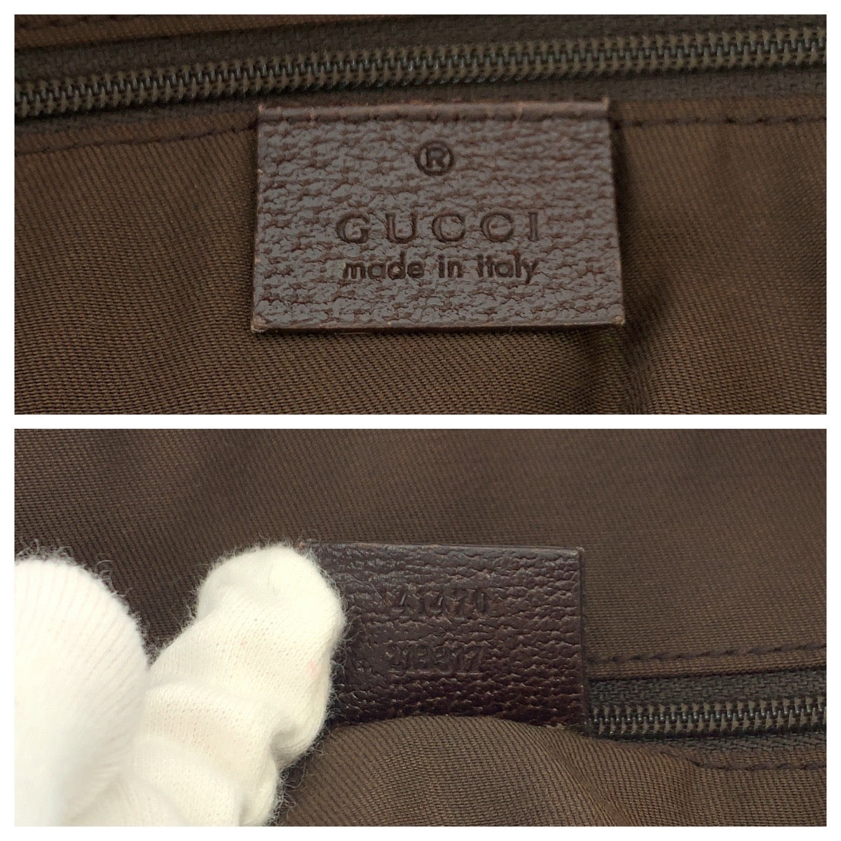 15446
GUCCI グッチ ブラウン ベージュ ゴールド金具 GGキャンバス 141470 トートバッグ ショルダーバッグ  レディース