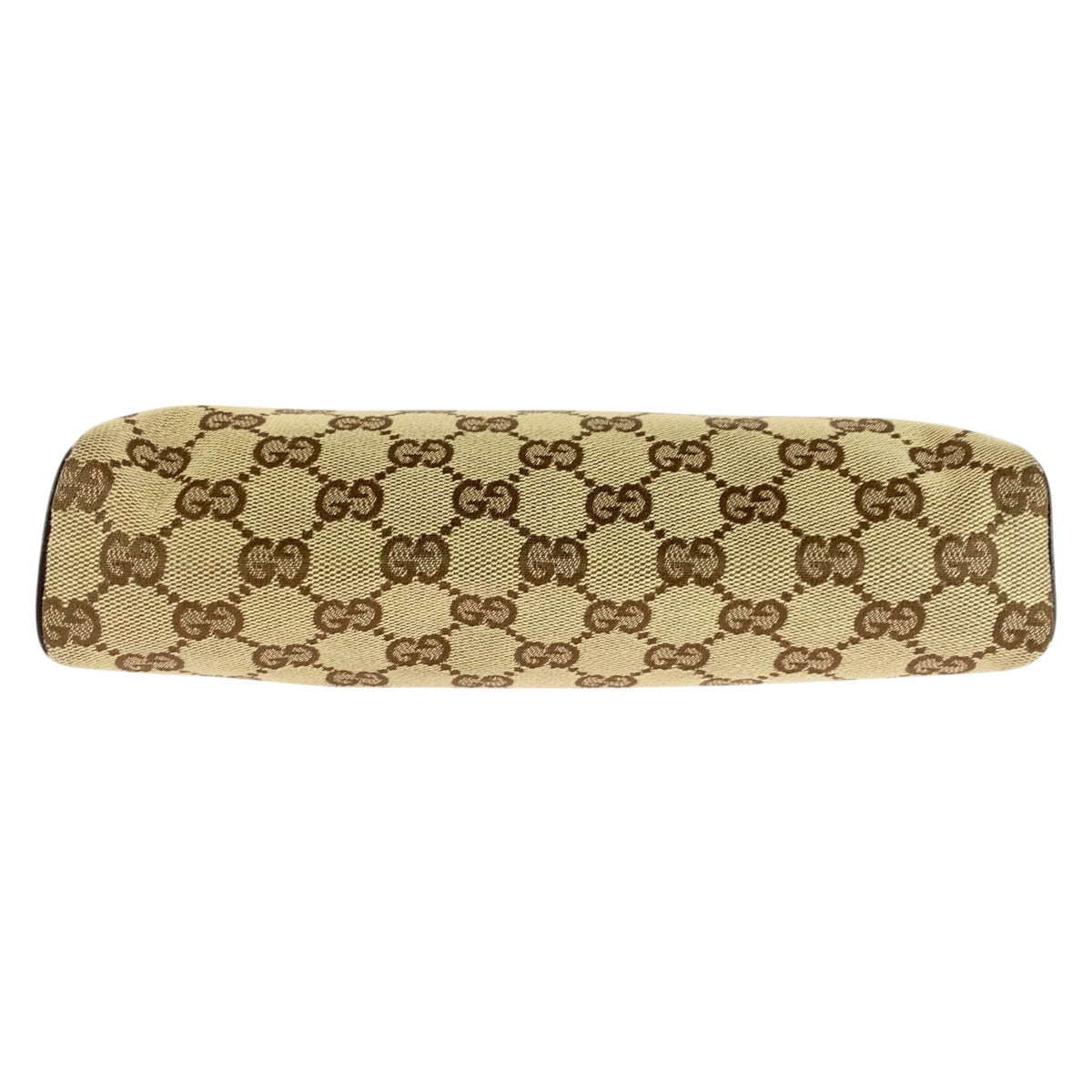 15457
GUCCI グッチ ブラウン ゴールド金具 GGキャンバス / レザー 145750 ブラウン アクセサリーポーチ  レディース