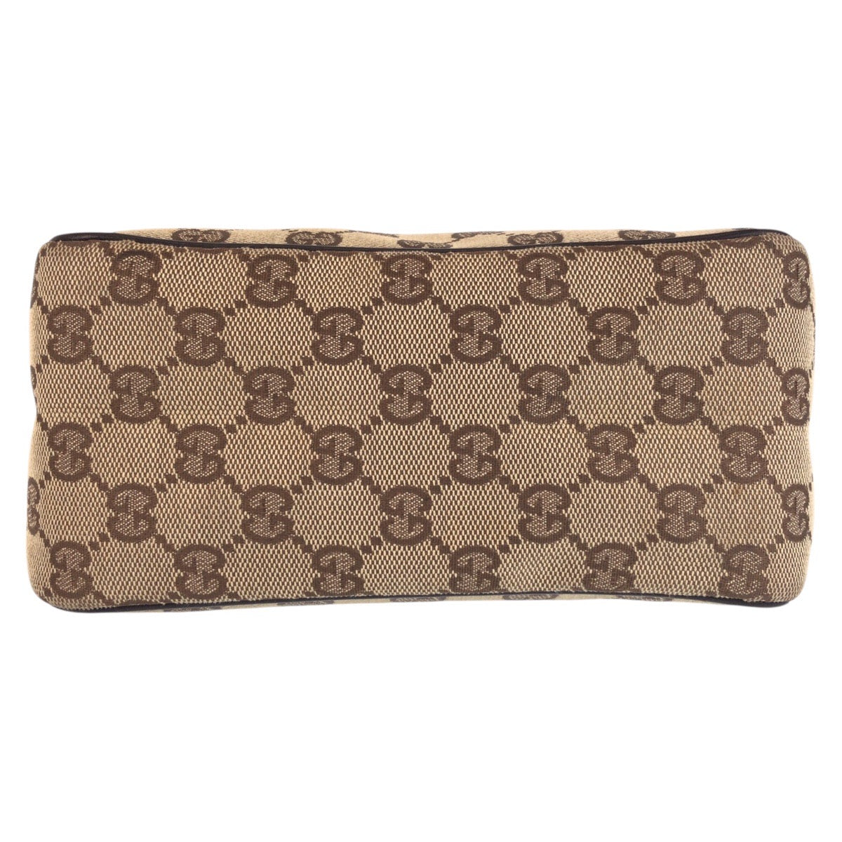 15460
GUCCI グッチ ブラウン ベージュ ゴールド金具 GGキャンバス 106644 ショルダーバッグ アクセサリーポーチ  レディース