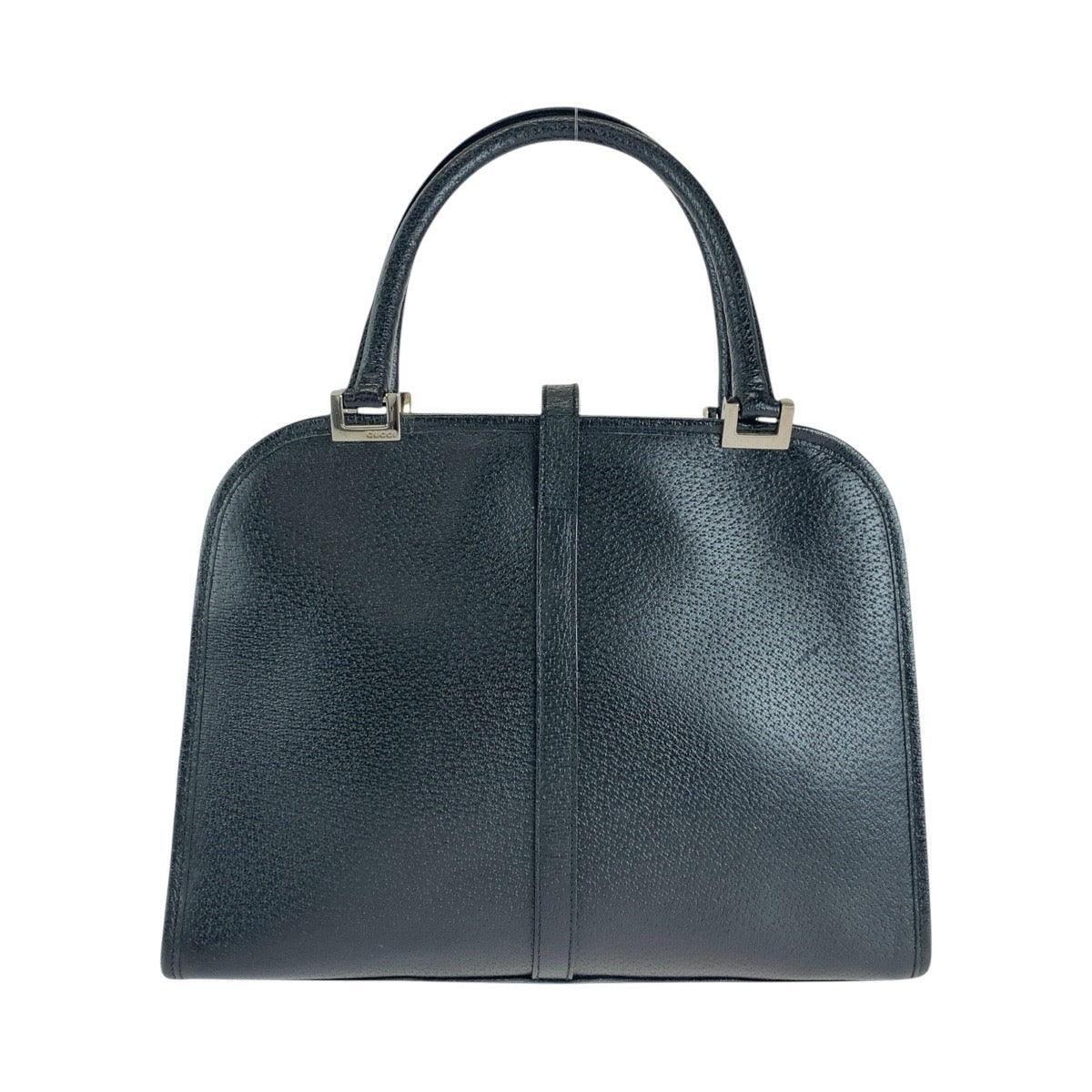 15469
GUCCI グッチ ジャッキー ブラック 黒 シルバー金具 レザー 002 1071 トートバッグ ハンドバッグ レディース A40
