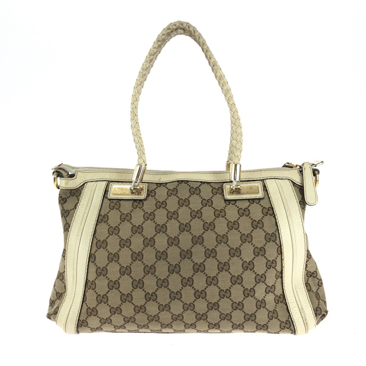 15472
GUCCI グッチ ベラ ベージュ アイボリー ゴールド金具 GGキャンバス 282300 ショルダーバッグ ハンドバッグ 2way  レディース