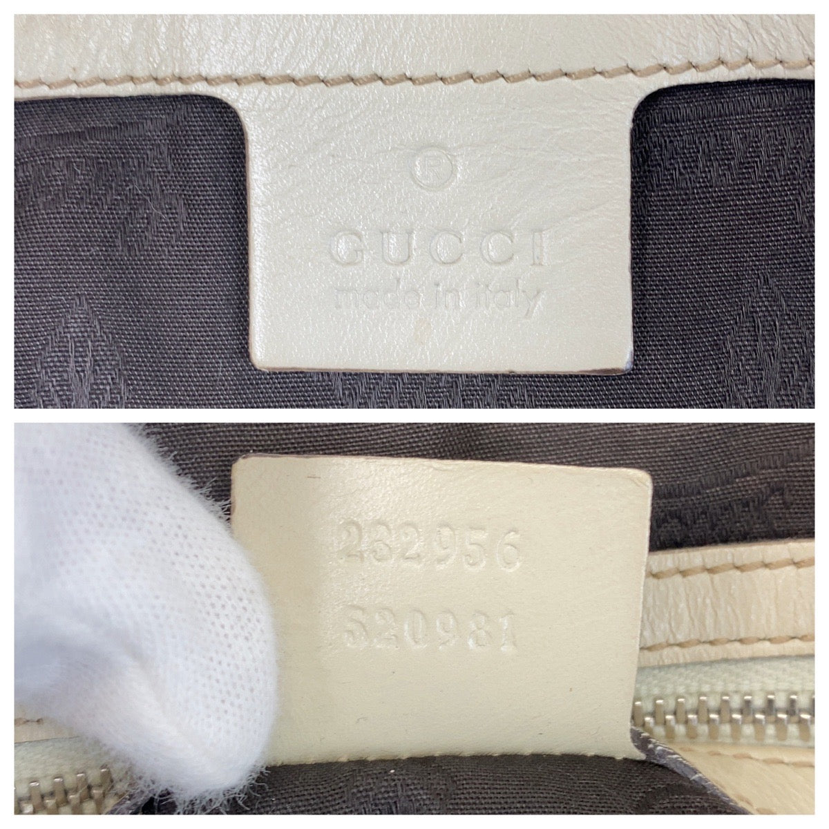 15474
GUCCI グッチ ベージュ GGキャンバス / レザー 232956 トートバッグ ショルダーバッグ  レディース ABP44