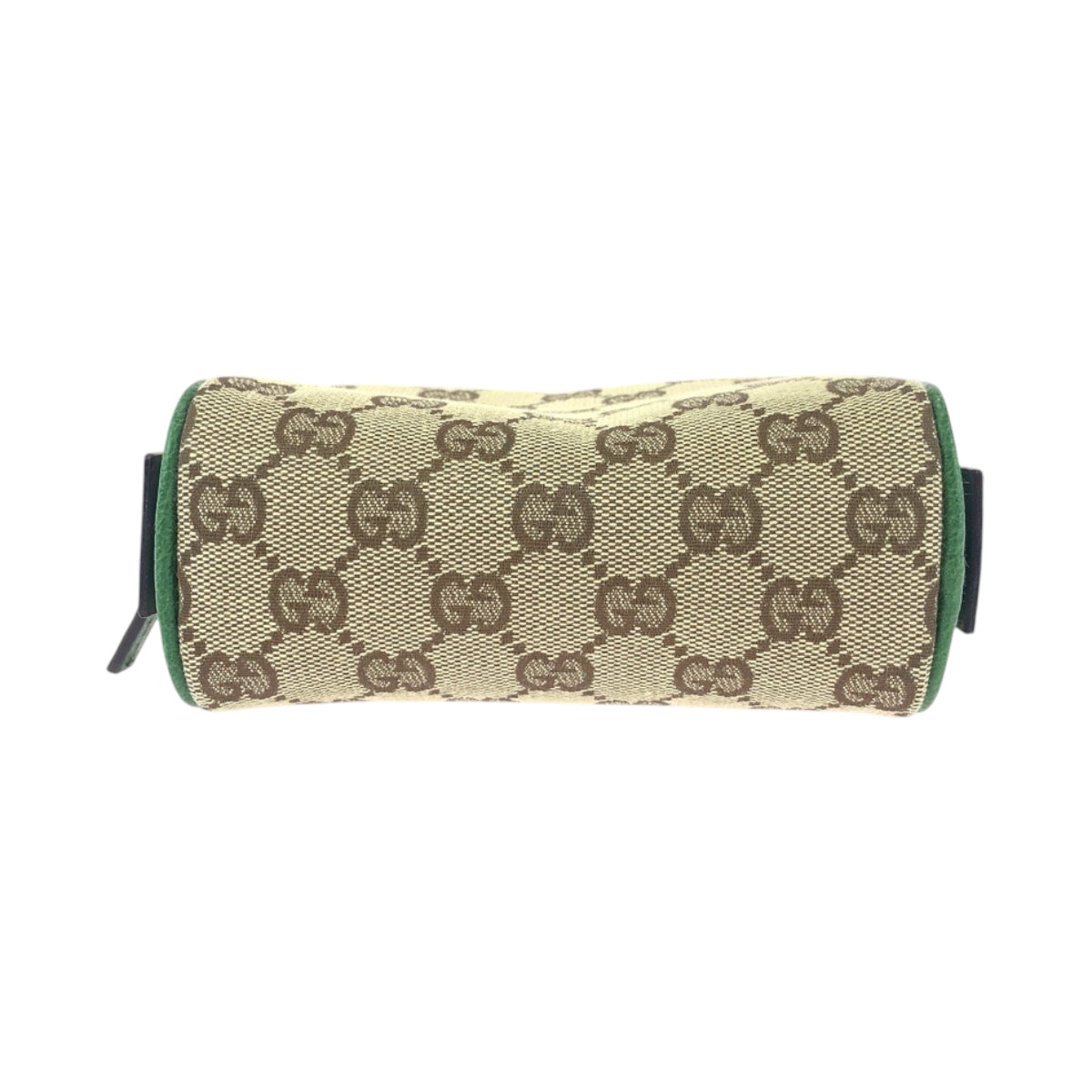 15481
GUCCI グッチ ベージュ グリーン ゴールド金具 GGキャンバス 120978 ポーチ 化粧ポーチ  レディース