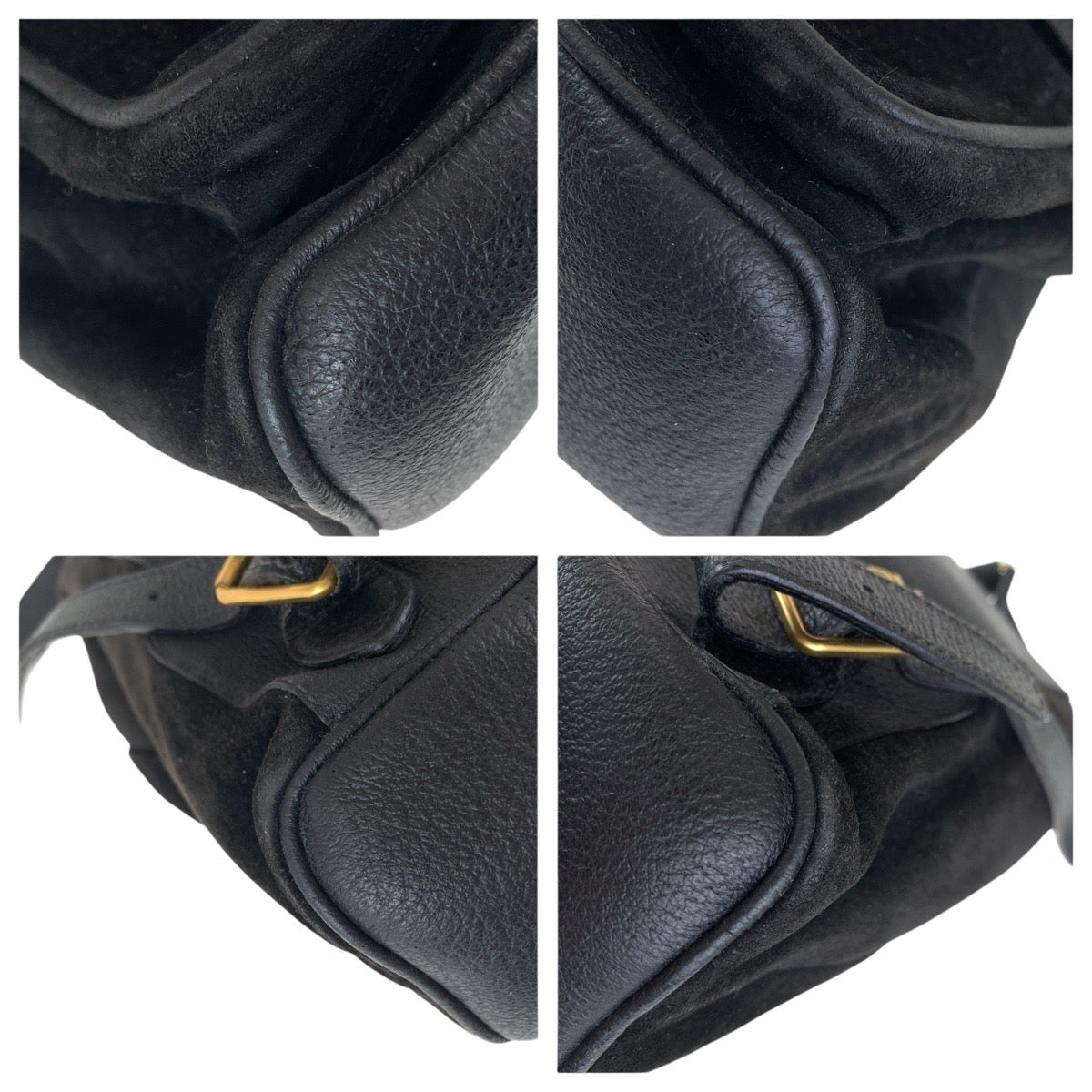 15482
GUCCI グッチ バンブー ブラック 黒 ゴールド金具 スウェード / レザー 003 2058 0016 リュック・デイパック バックパック  レディース ABP29