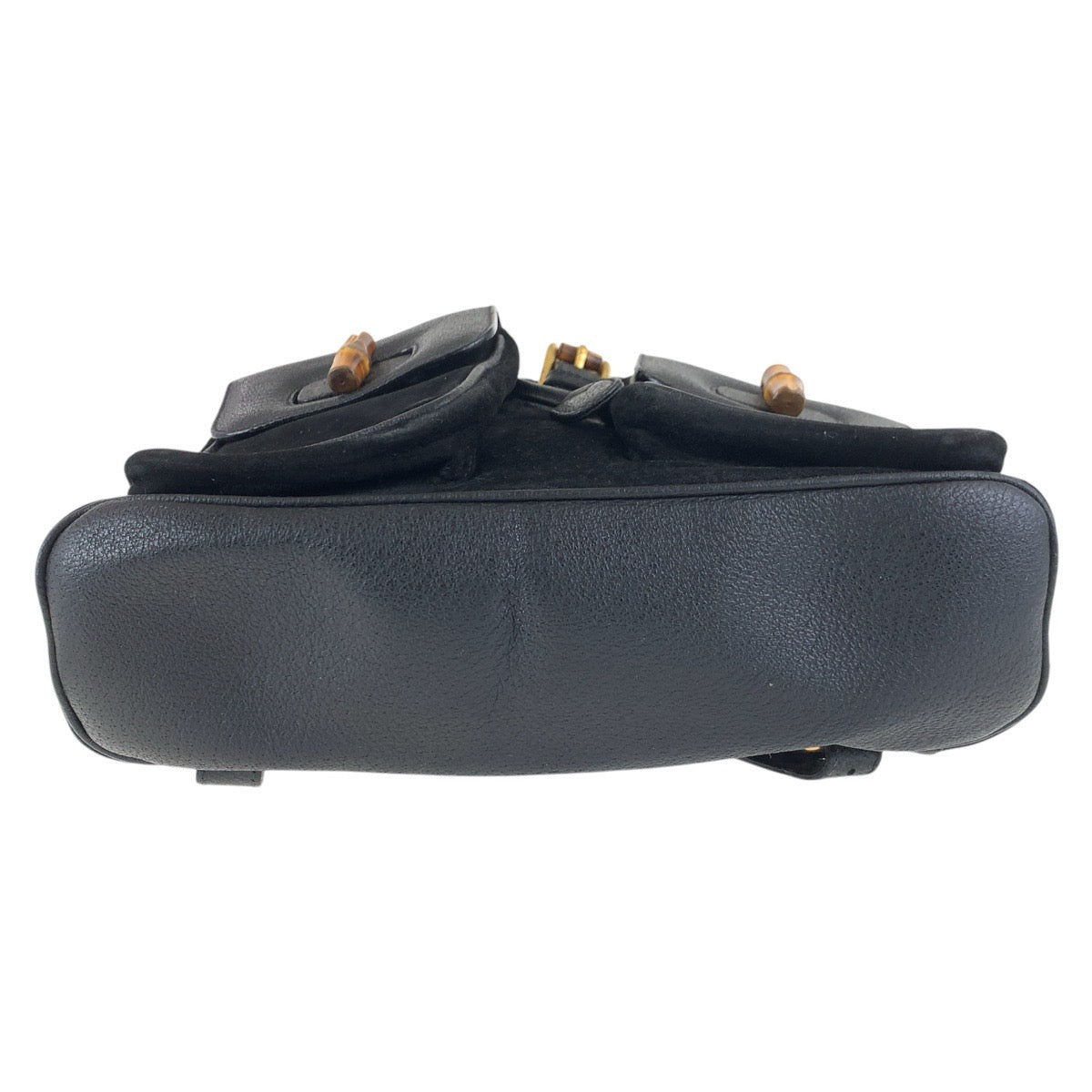 15482
GUCCI グッチ バンブー ブラック 黒 ゴールド金具 スウェード / レザー 003 2058 0016 リュック・デイパック バックパック  レディース ABP29