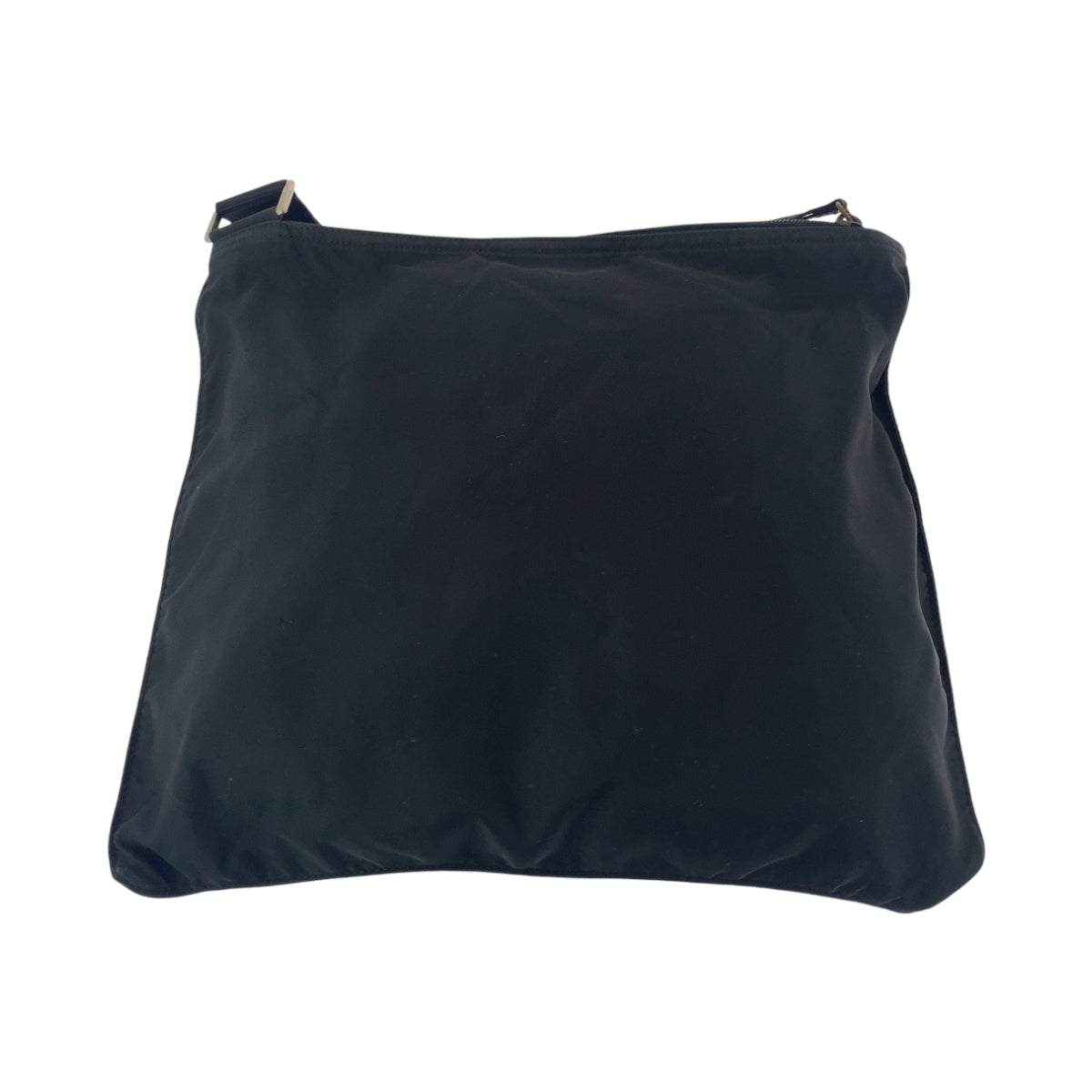 15483
PRADA プラダ テスート 三角ロゴプレート ブラック 黒 シルバー金具 ナイロン BT0175 ショルダーバッグ サコッシュ  メンズ ABP23