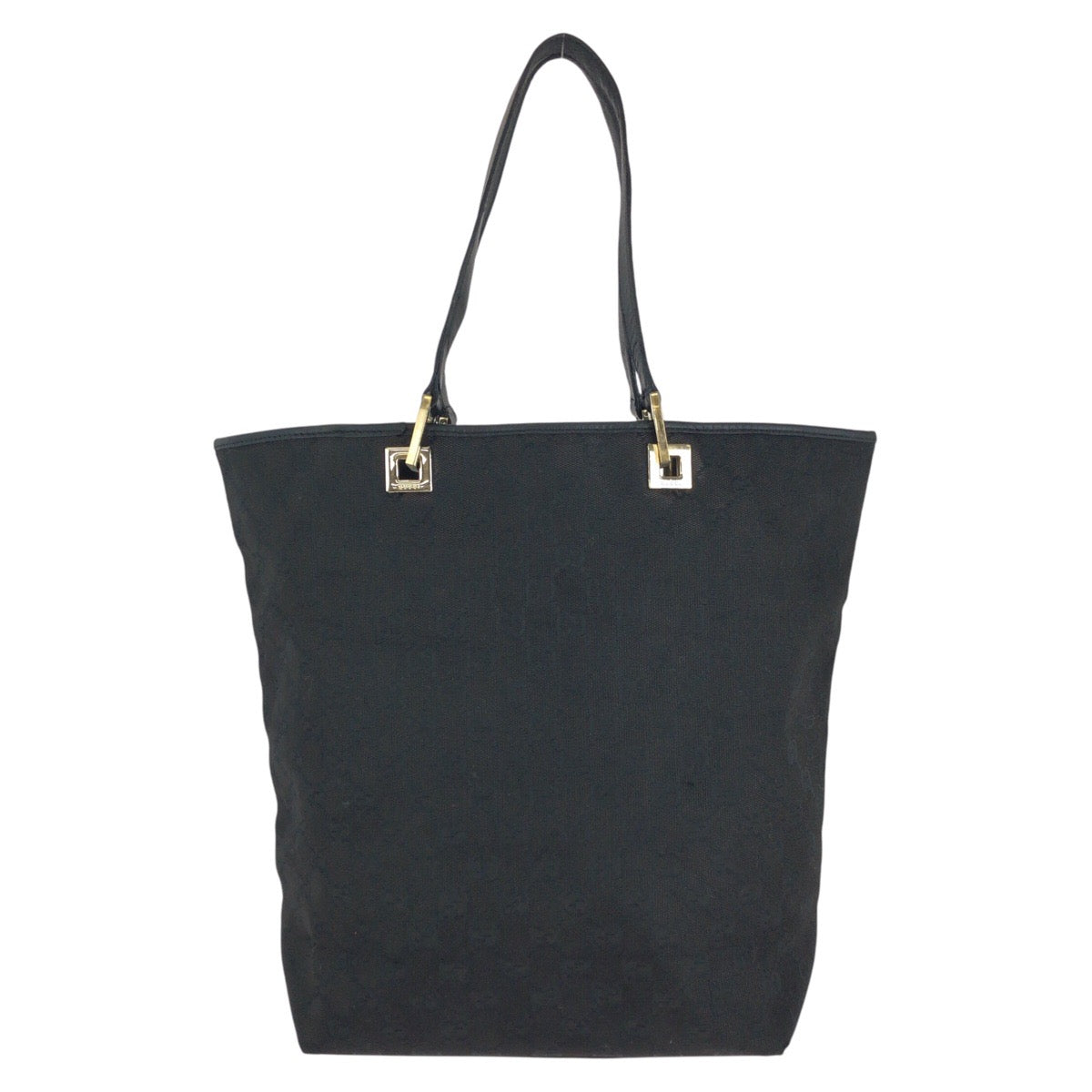 15484
GUCCI グッチ ブラック 黒 ゴールド金具 GGキャンバス / レザー 002 1098 トートバッグ ショルダーバッグ  レディース AB18