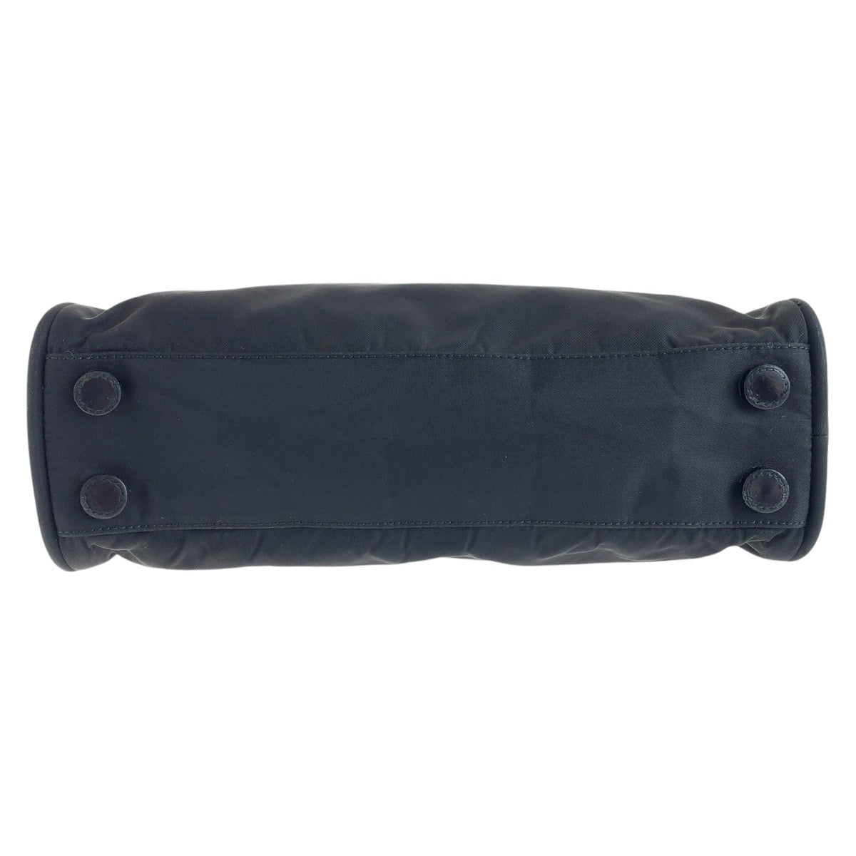 15486
PRADA プラダ テスート 三角ロゴプレート ブラック 黒 シルバー金具 ナイロン トートバッグ ハンドバッグ  レディース AB16