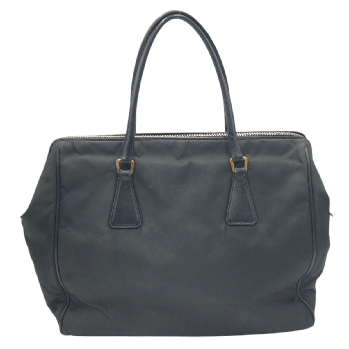 15491
PRADA プラダ テスート 三角ロゴ ブラック 黒 ナイロン トートバッグ ハンドバッグ レディース AB38